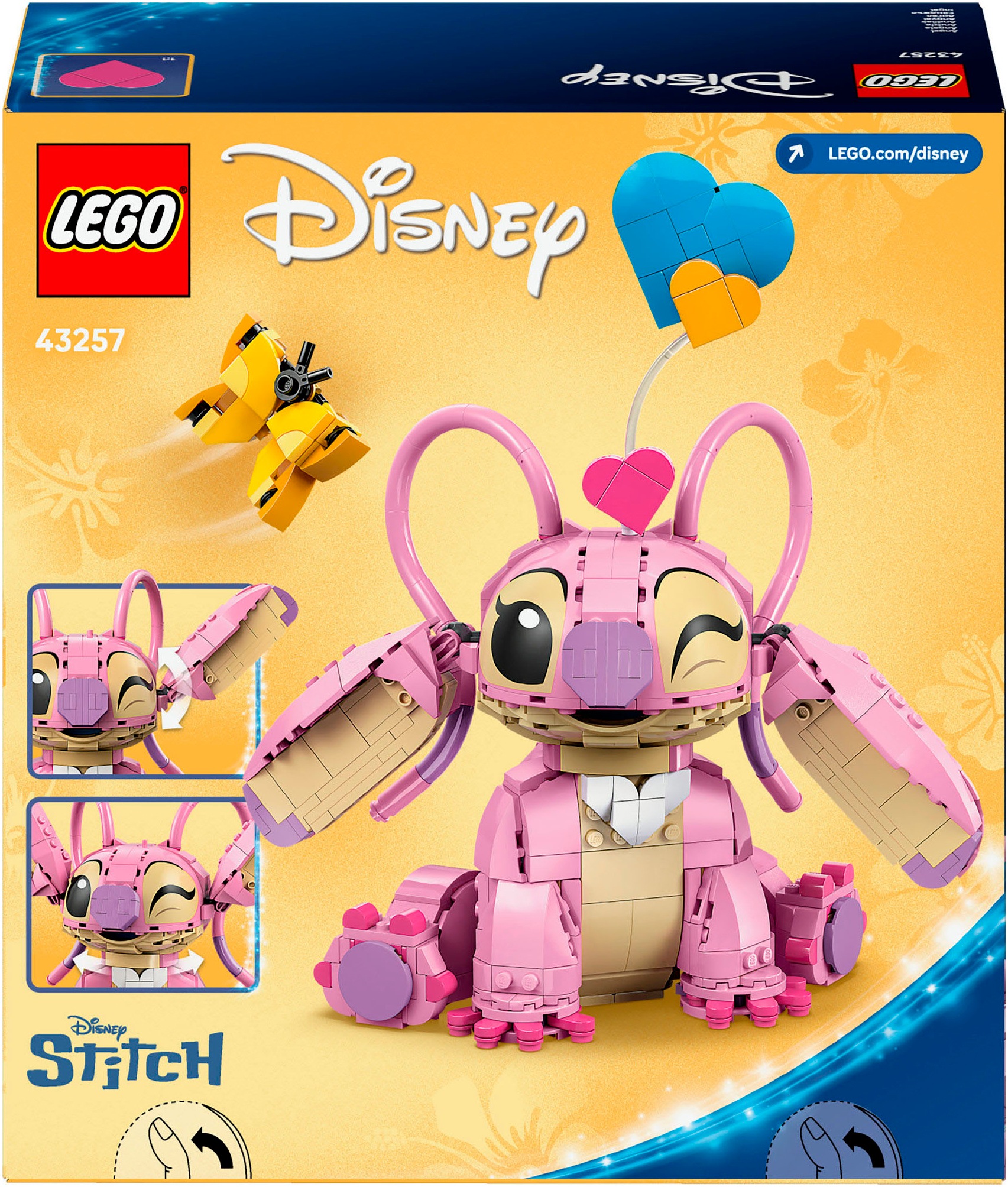 LEGO® Konstruktionsspielsteine »Angel (43257), LEGO Disney Classic«, (784 St.), Made in Europe