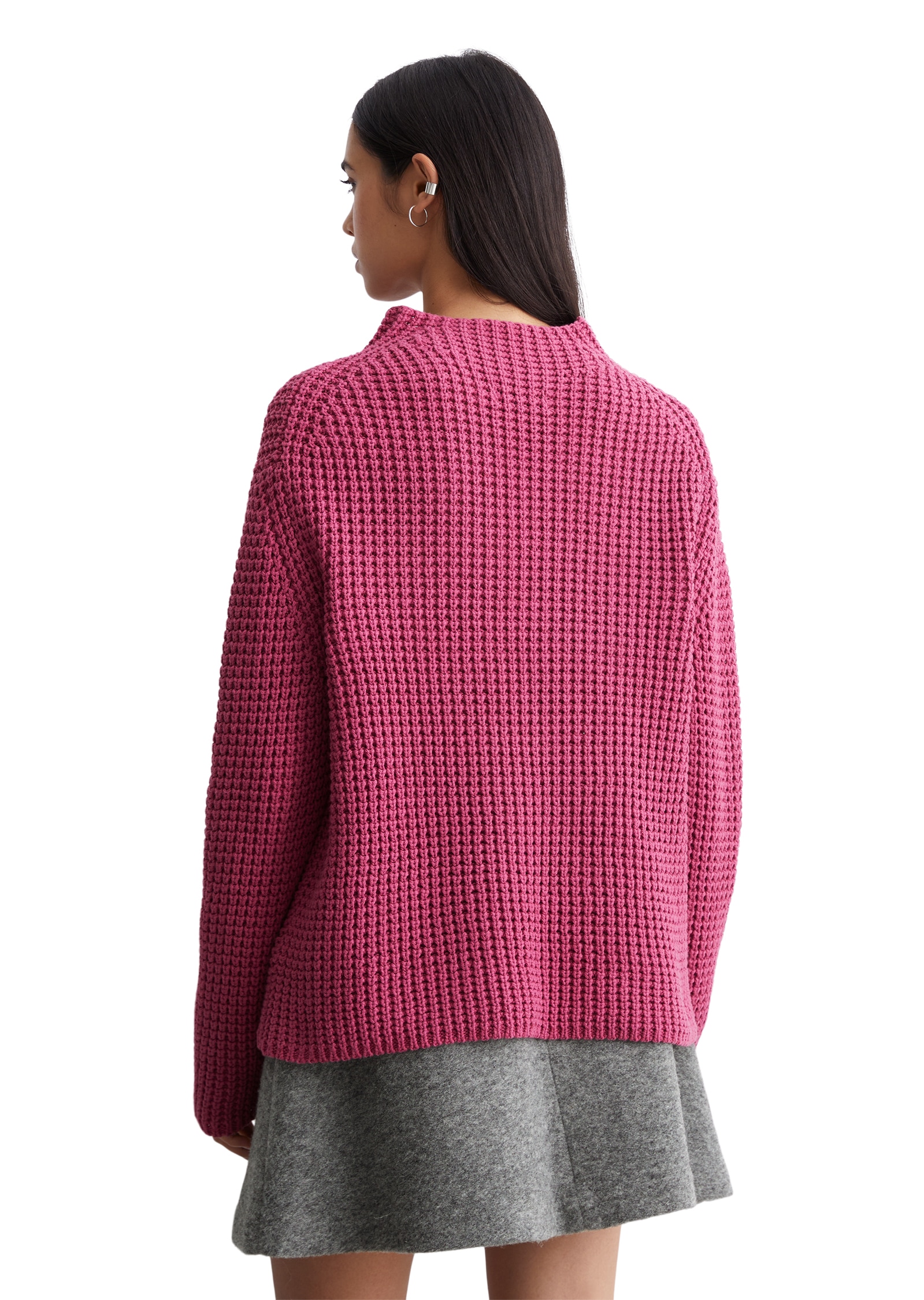 Marc O'Polo DENIM Stehkragenpullover, mit angesagtem Strickmuster