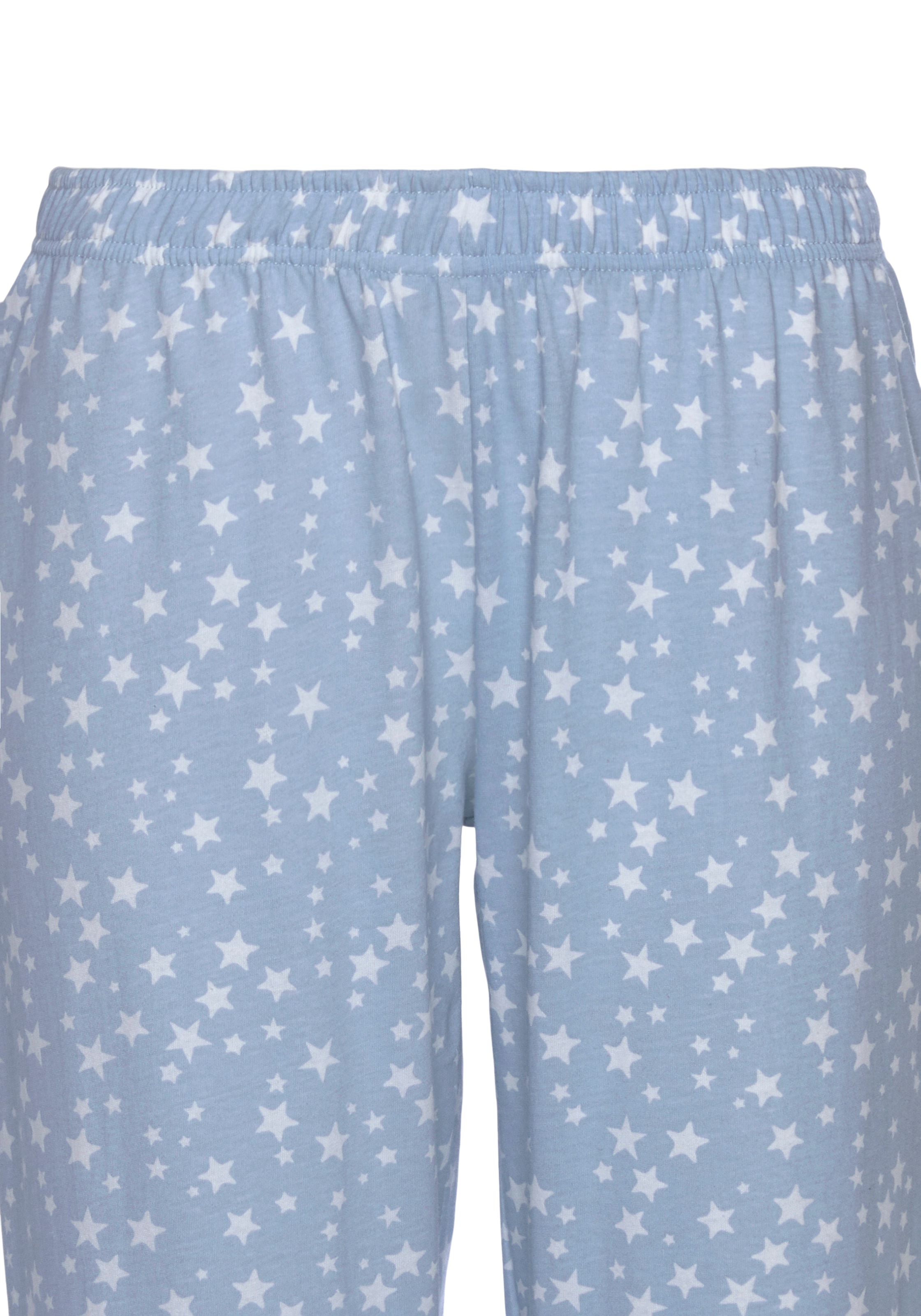 Vivance Dreams Pyjama, (2 tlg.), mit Sternenprint