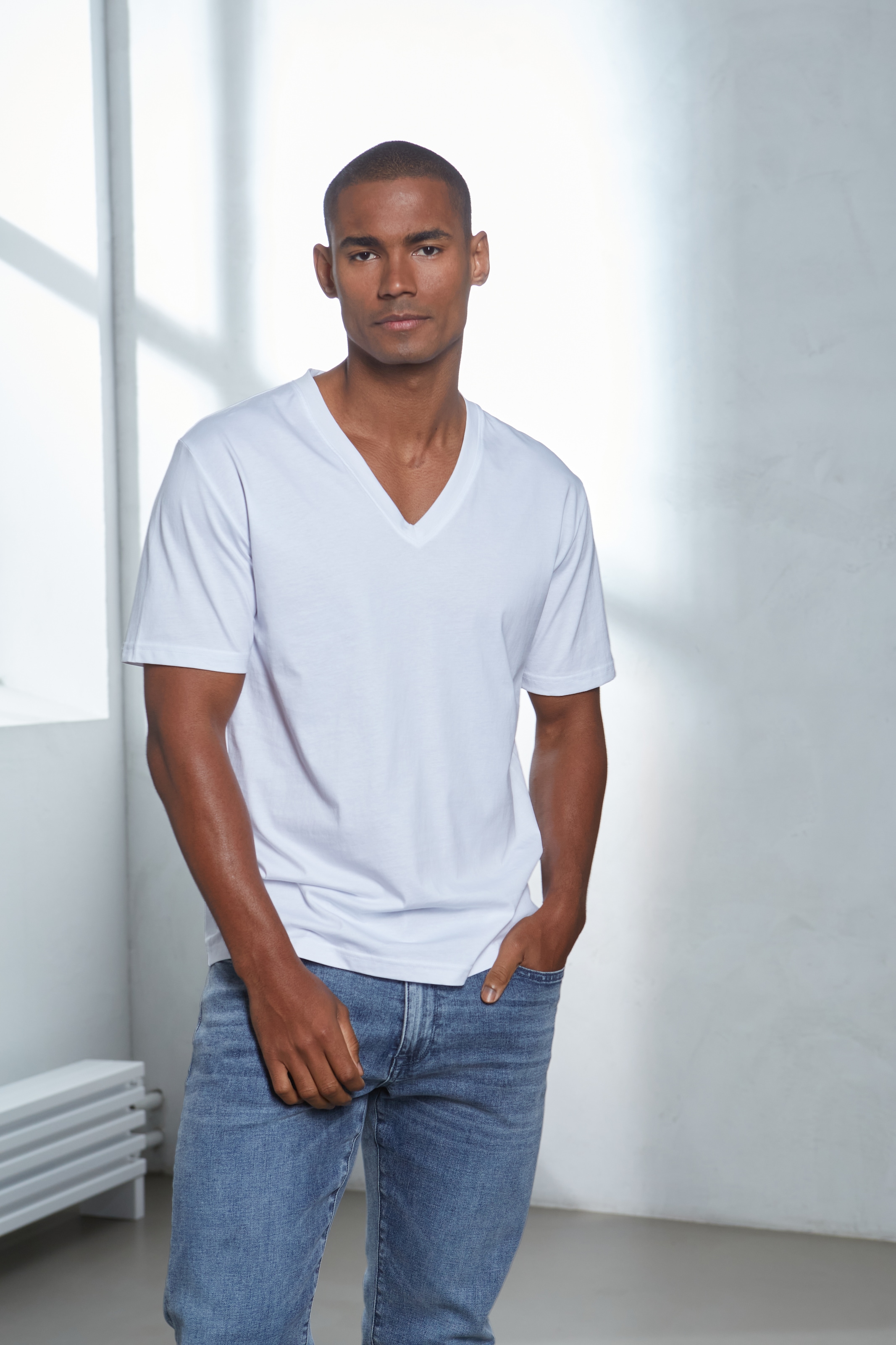 Copenhagen Studios T-Shirt Packung, 3er-Pack,  Unterziehshirt aus hochwertiger Bio-Baumwolle