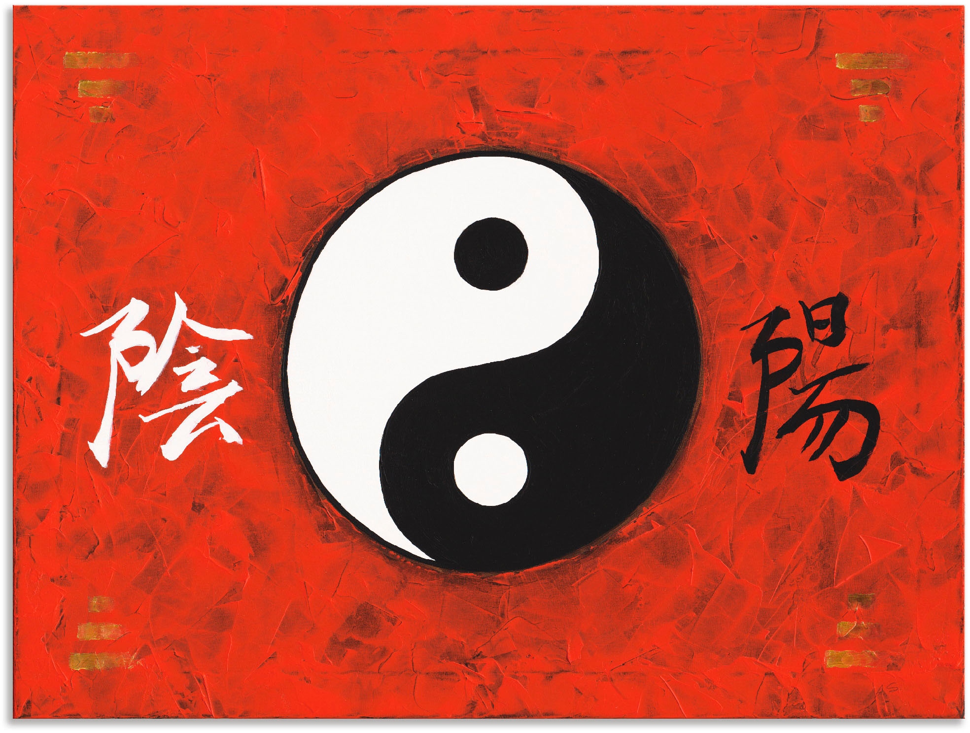 Artland Wandbild »Yin & Yang«, Zeichen, (1 St.), als Alubild, Outdoorbild, Poster in verschied. Größen