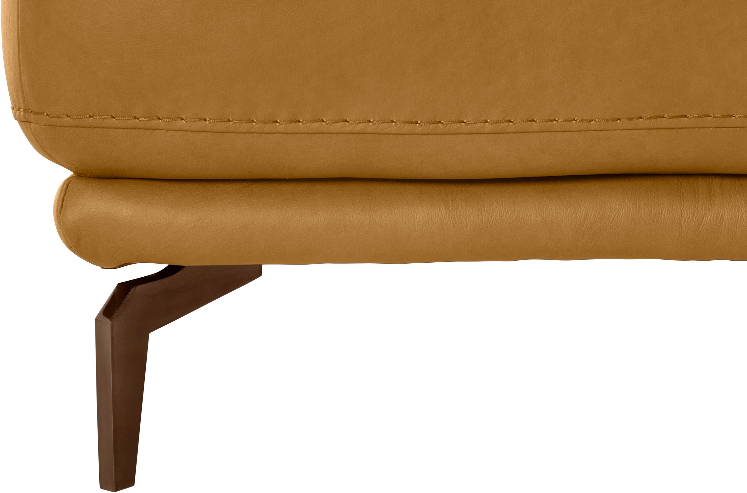 W.SCHILLIG Hocker »montanaa«, mit Metallfüßen in Bronze pulverbeschichtet, Breite 71 cm