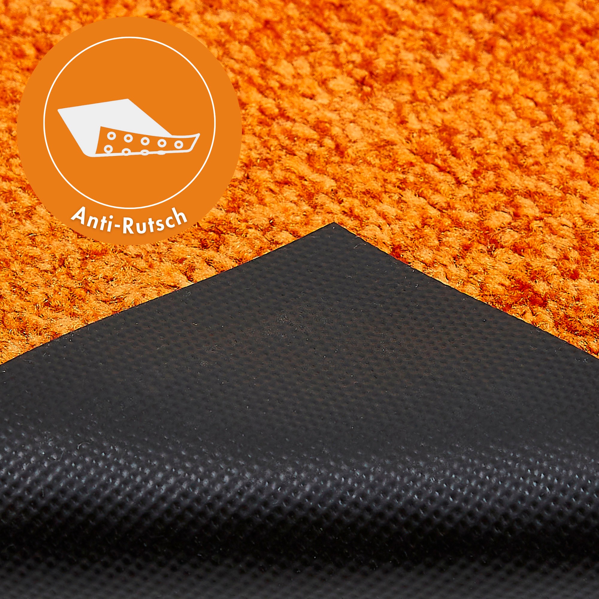 my home Fußmatte »Fresh Step, Made in Belgium«, rechteckig, 7 mm Höhe, für den Eingangsbereich, Uni-Farben, rutschhemmend, robust, waschbar