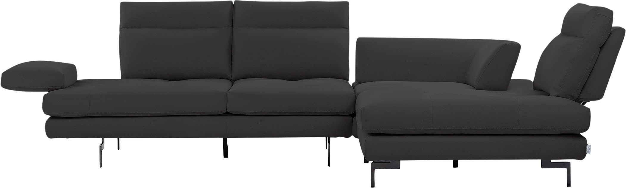CALIA ITALIA Ecksofa »Toby Wing, Komfortsofa mit Sitzkomfort der Extraklass günstig online kaufen