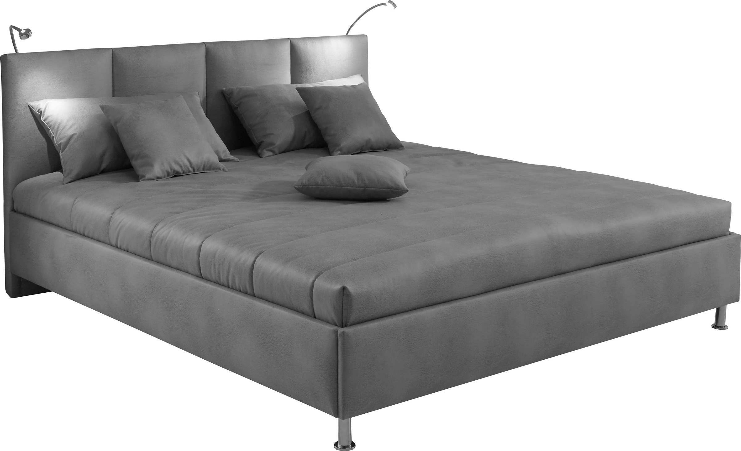 Westfalia Schlafkomfort Bett mit Bezug aus Microvelours in Lederoptik, vorm günstig online kaufen