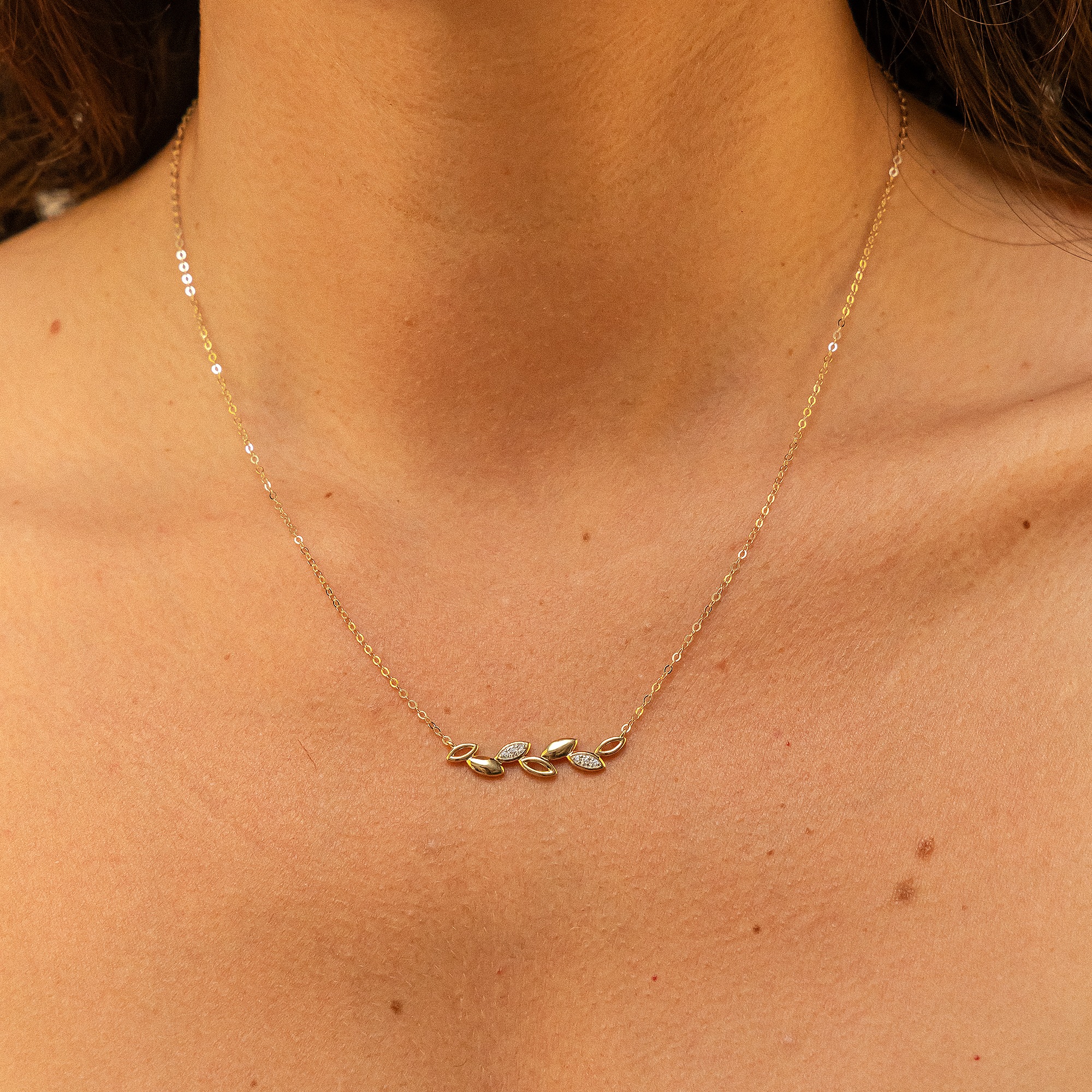 3. Bild von Fascination by Ellen K. Collierkettchen »375 Gold mit 6x Zirkonia weiß«