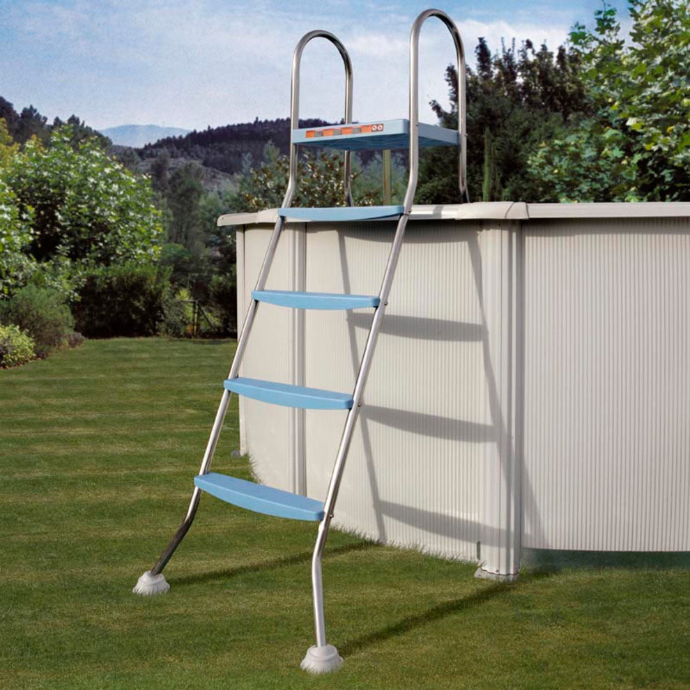 Gre Poolleiter »für Aufstellpools«, Edelstahl, 2x4 Stufen