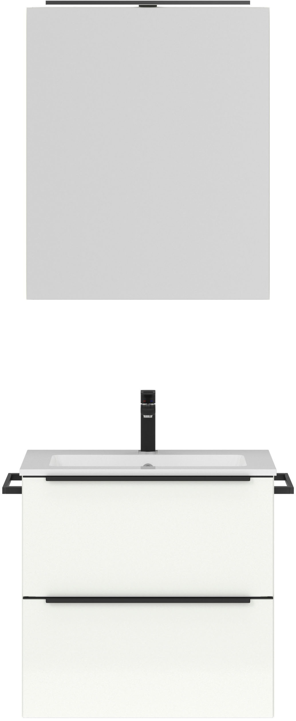 nobilia® Badmöbel-Set »Levere« vormontiert, mit Soft-Close, 2 Stk. tlg. günstig online kaufen