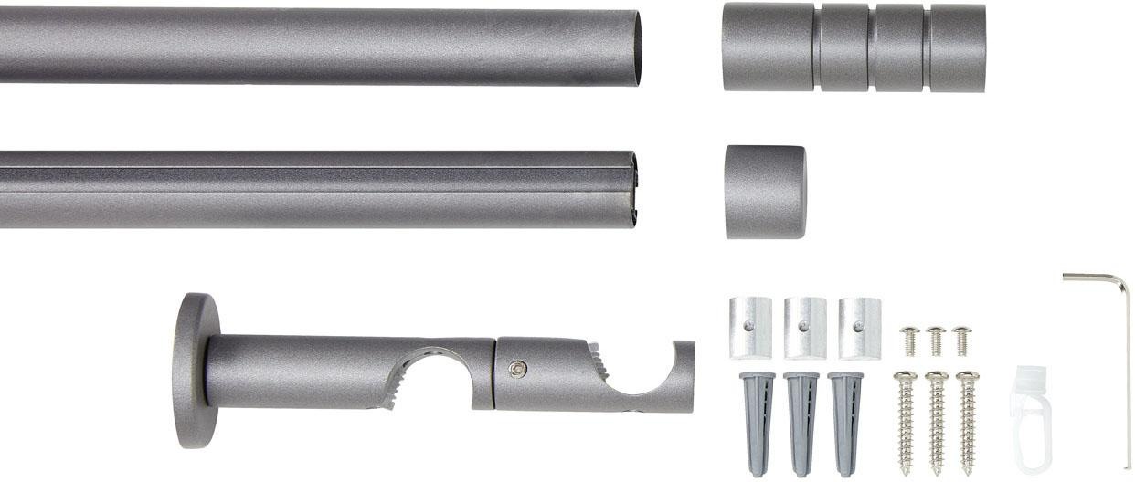 Good Life Kombi-Vorhangstange »Ranura« Ø 20 mm 2 läufig-läufig Fixmaß günstig online kaufen