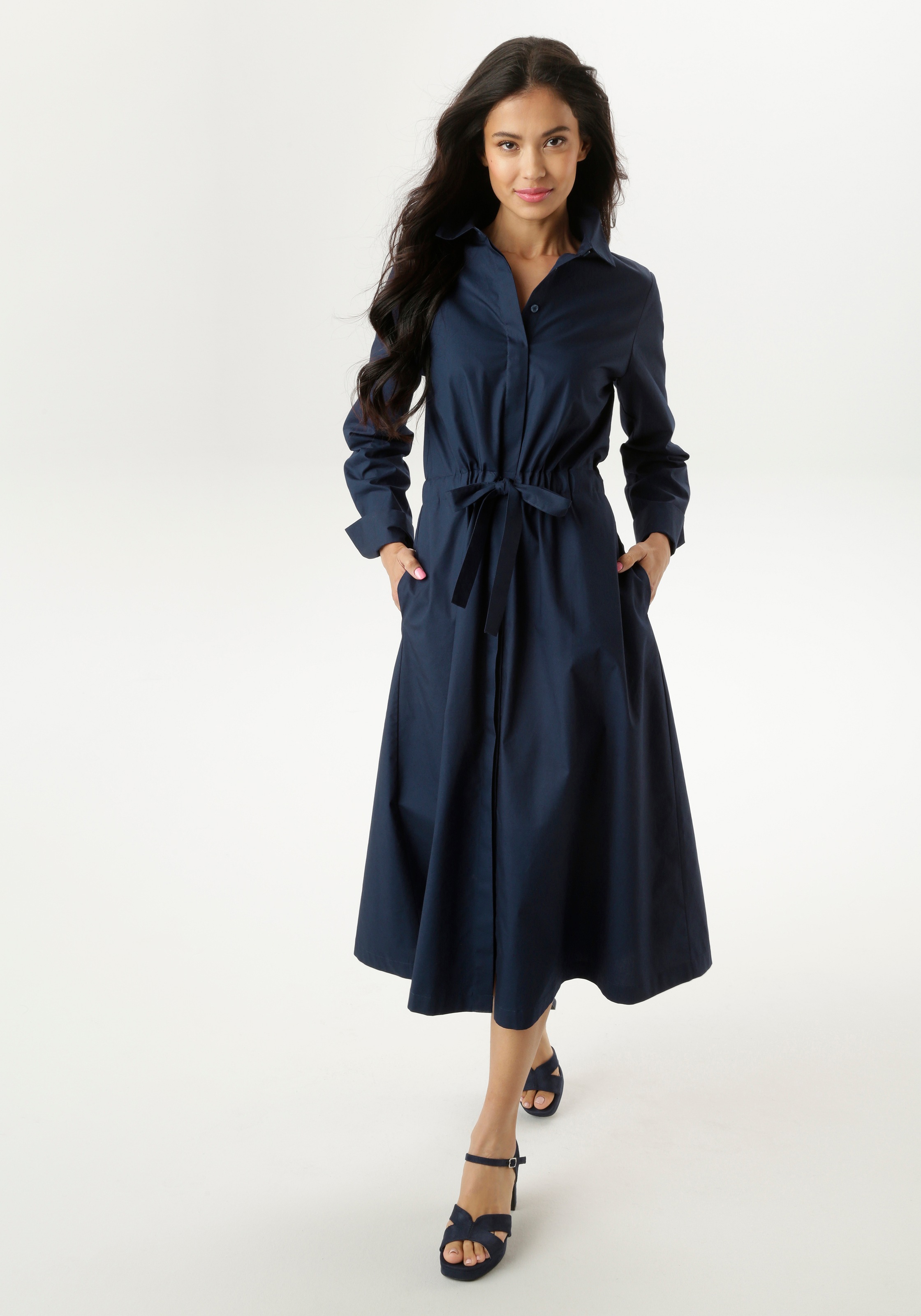 Aniston SELECTED Blusenkleid, im angesagten, klassischen Look - NEUE KOLLEKTION