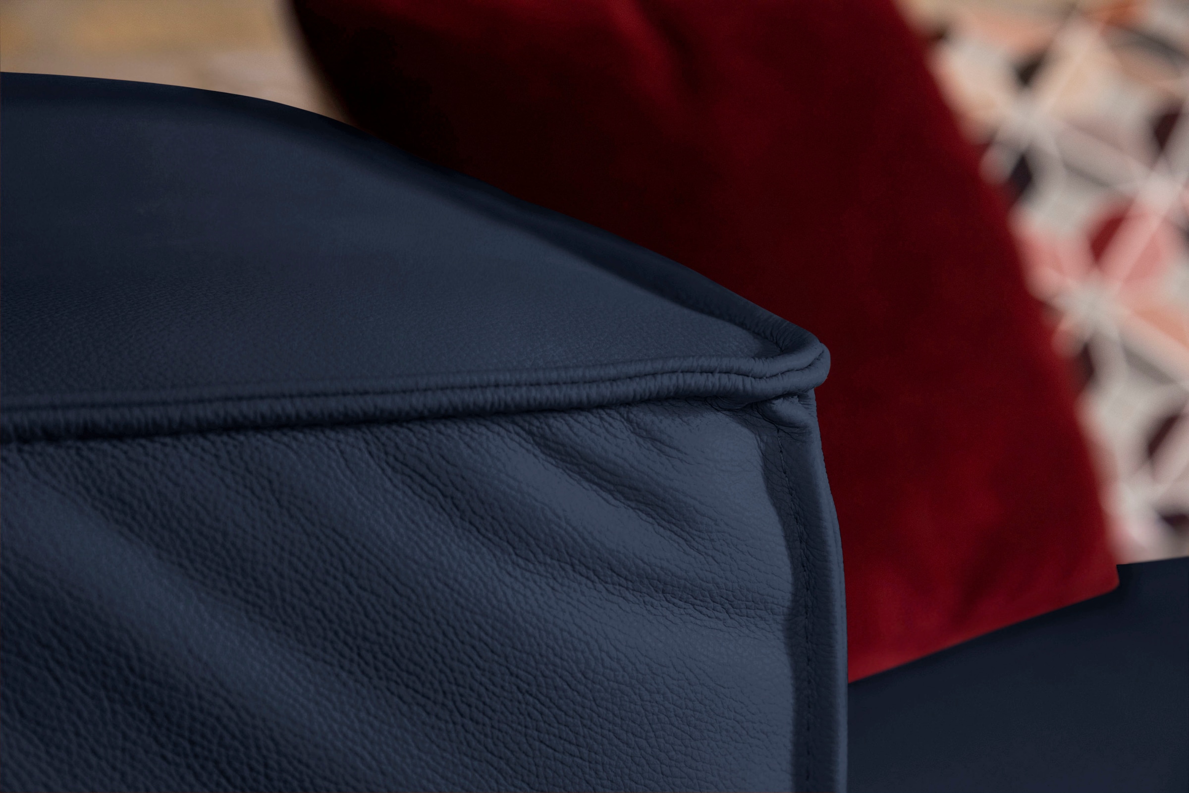 W.SCHILLIG Ecksofa »around-the-block« inklusive Hocker, mit eleganter Biese günstig online kaufen