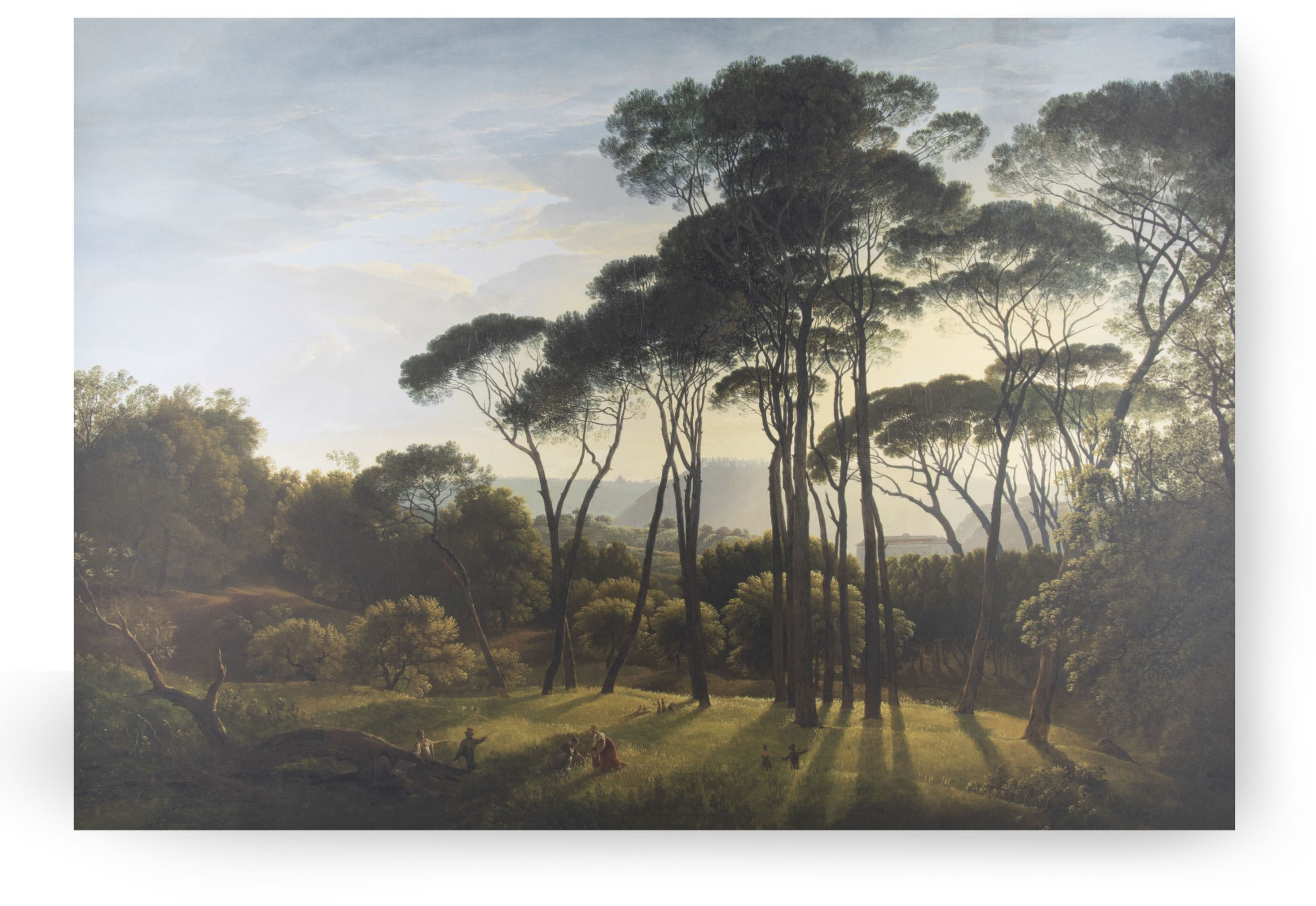 Art For The Home Leinwandbild »Italienische Landschaft Mit Pinien« Blumen Italienische Landschaft 70 X 100 Cm
