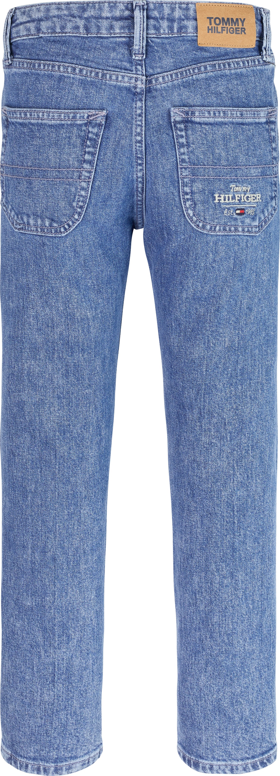Tommy Hilfiger Straight-Jeans »MODERN STRAIGHT SALT&PEPPER«, mit Logostickerei