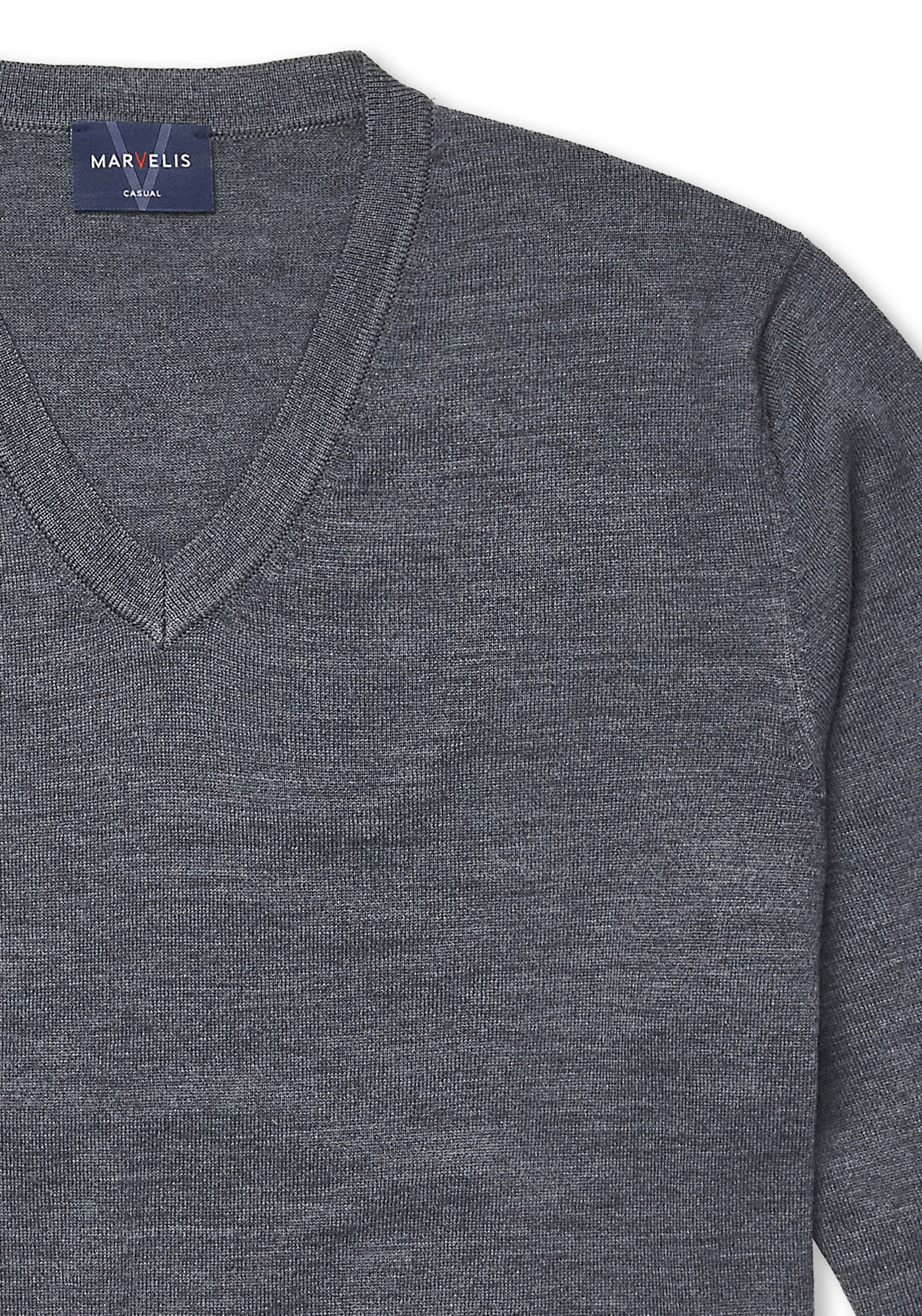 MARVELIS V-Ausschnitt-Pullover