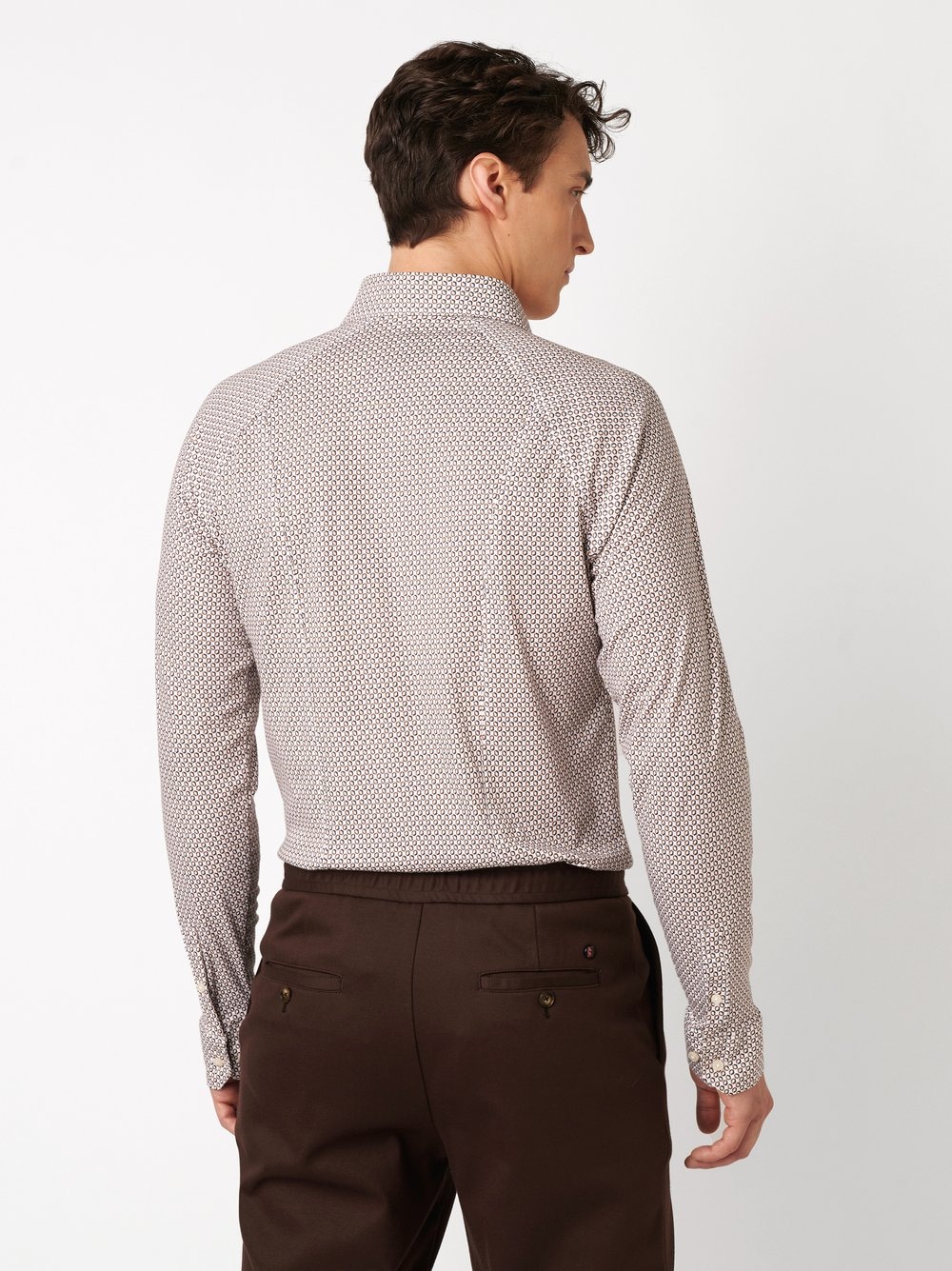 DESOTO Langarmhemd »Jersey Casual Kent«