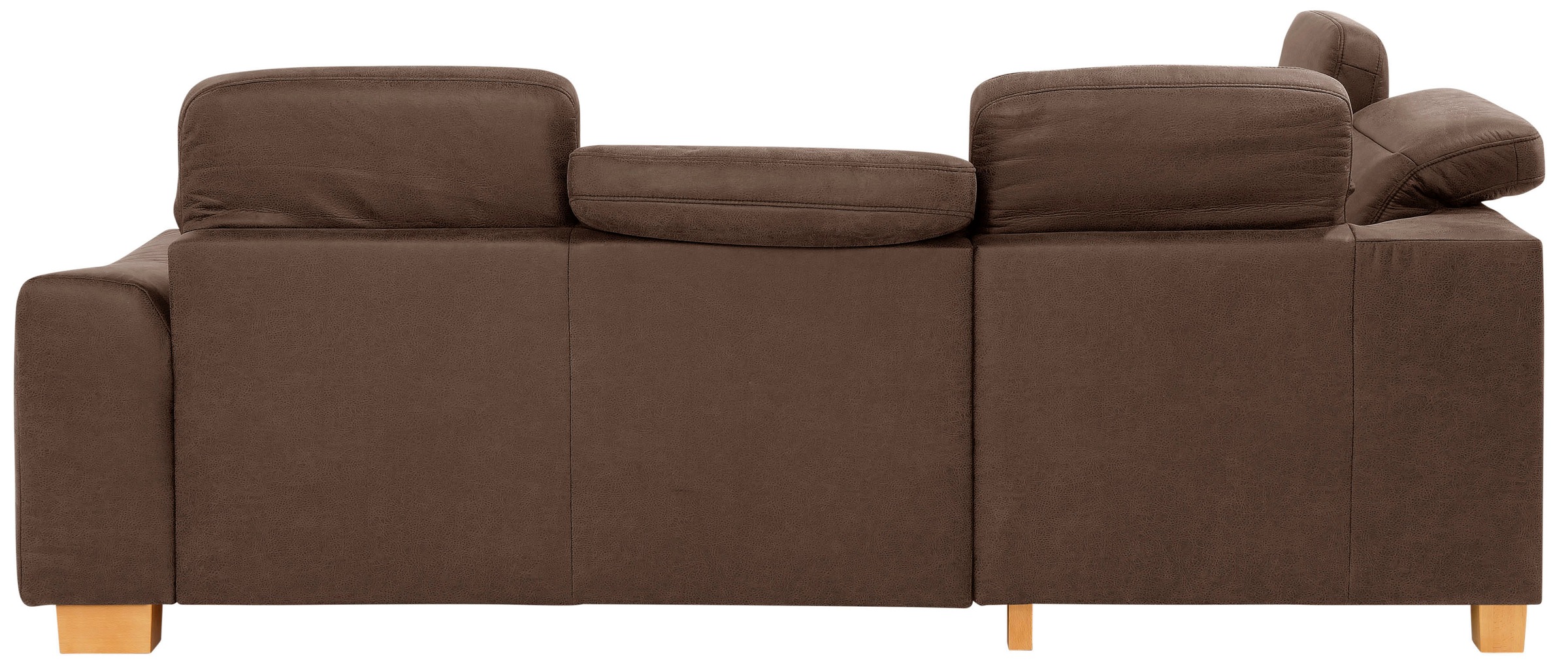 Home affaire Ecksofa »Dundee L-Form«, wahlweise mit Kopfteilverstellung und zusätzlich mit Bettfunktion