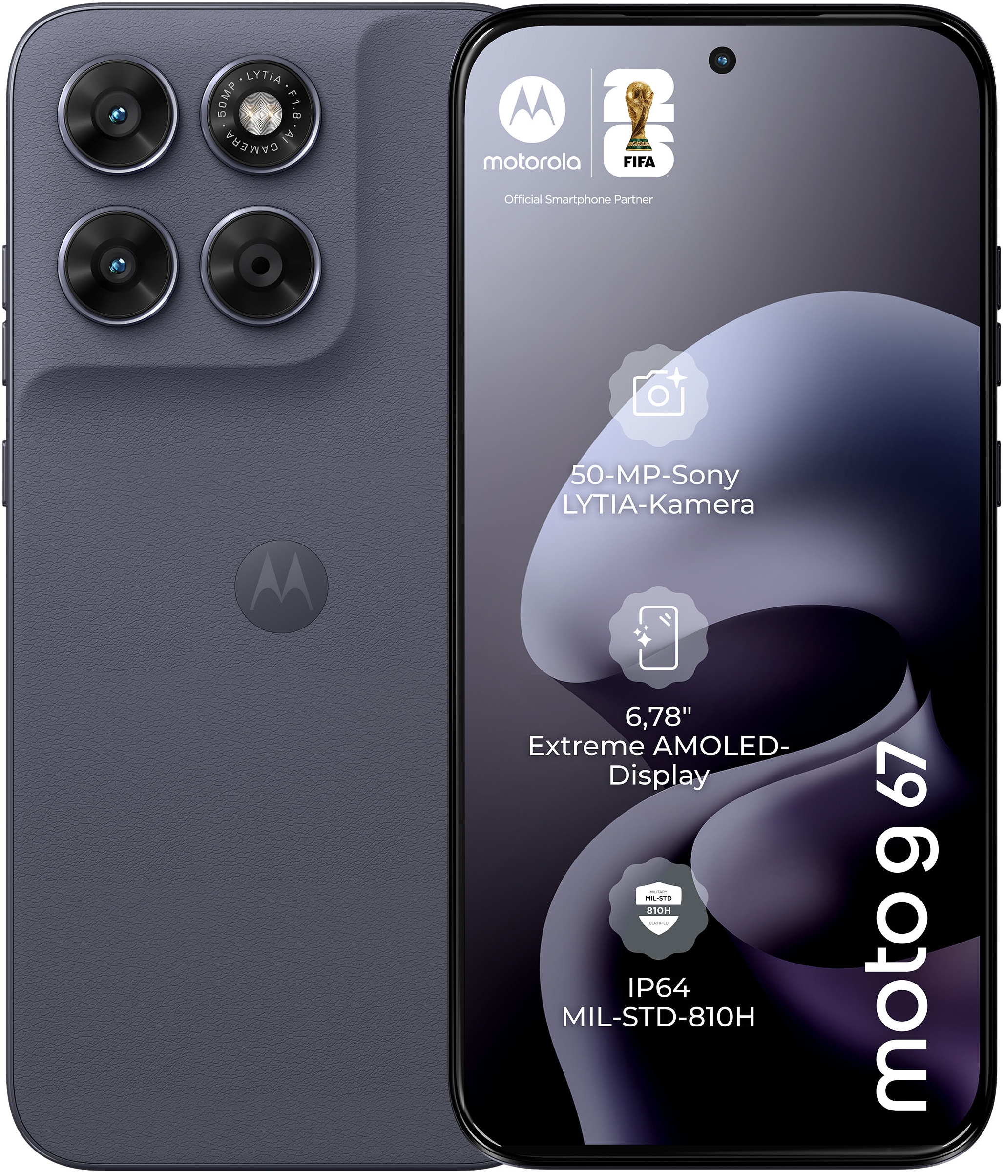 Motorola Smartphone »moto g67« PANTONE® Arctic Seal
