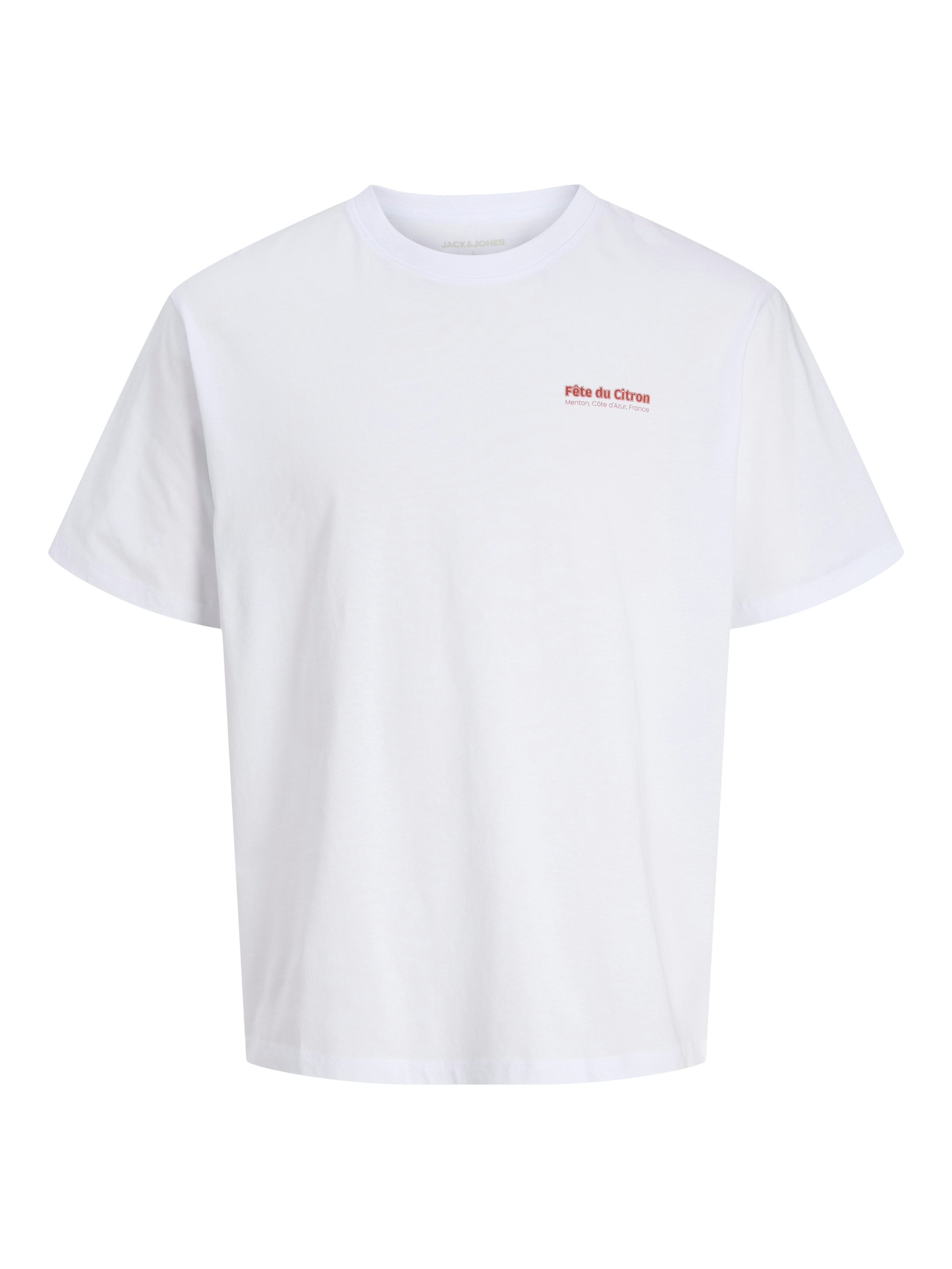 Jack & Jones Junior T-Shirt »JJLEMON TEE SS CREW NECK JNR« mit Logoprint