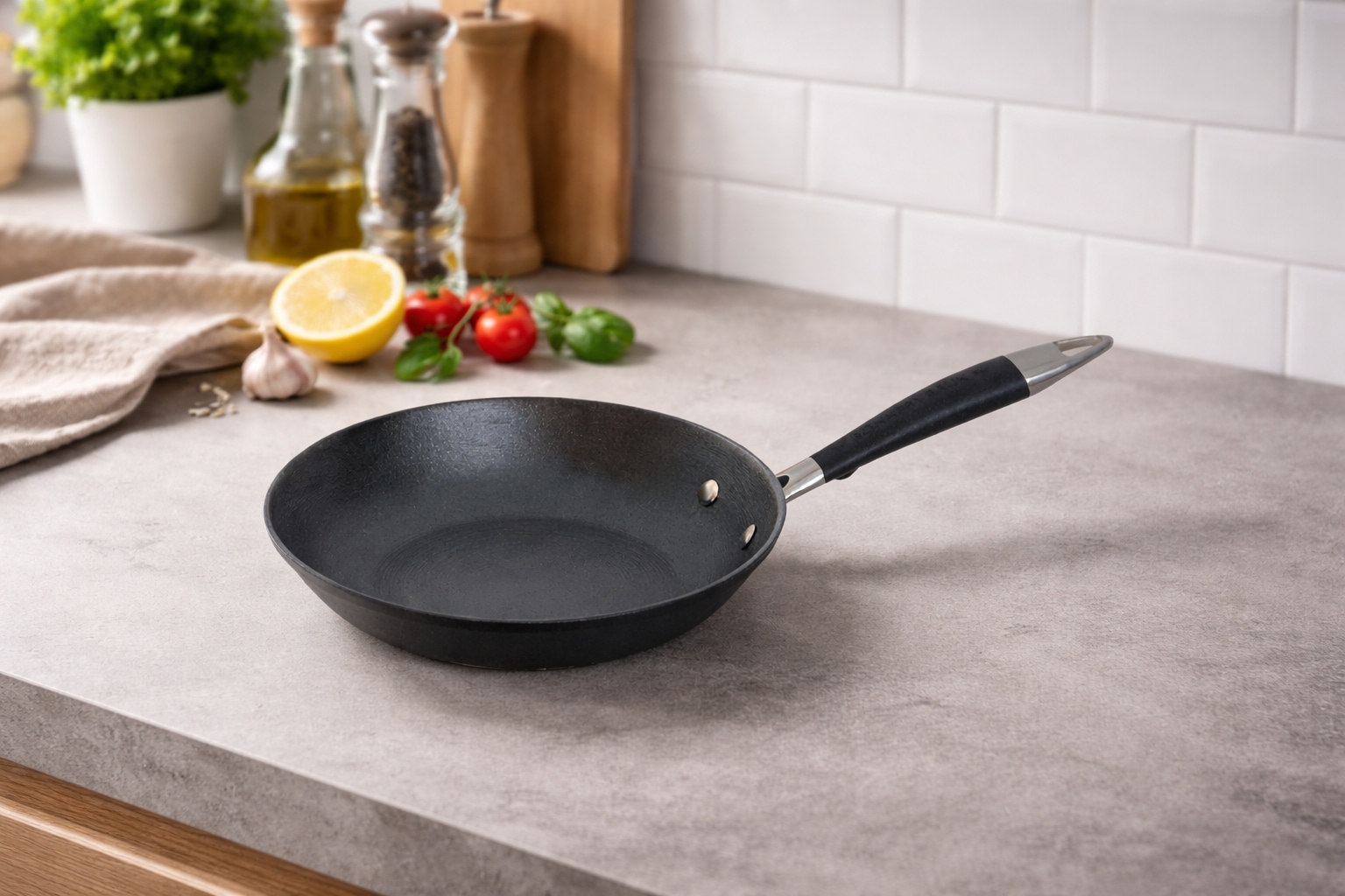 Ronneby Bruk Bratpfanne »Ultra Light, Pfanne mit silikonummanteltem Griff« Gusseisen 1 tlg.