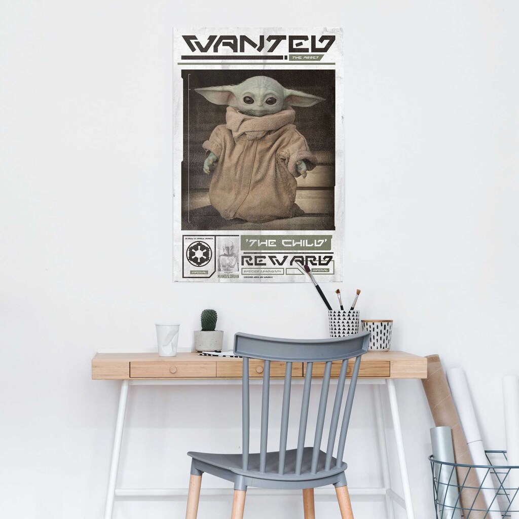 Reinders! Poster »Poster Mandalorian Baby Yoda The Child«, Serien, (1 St.)