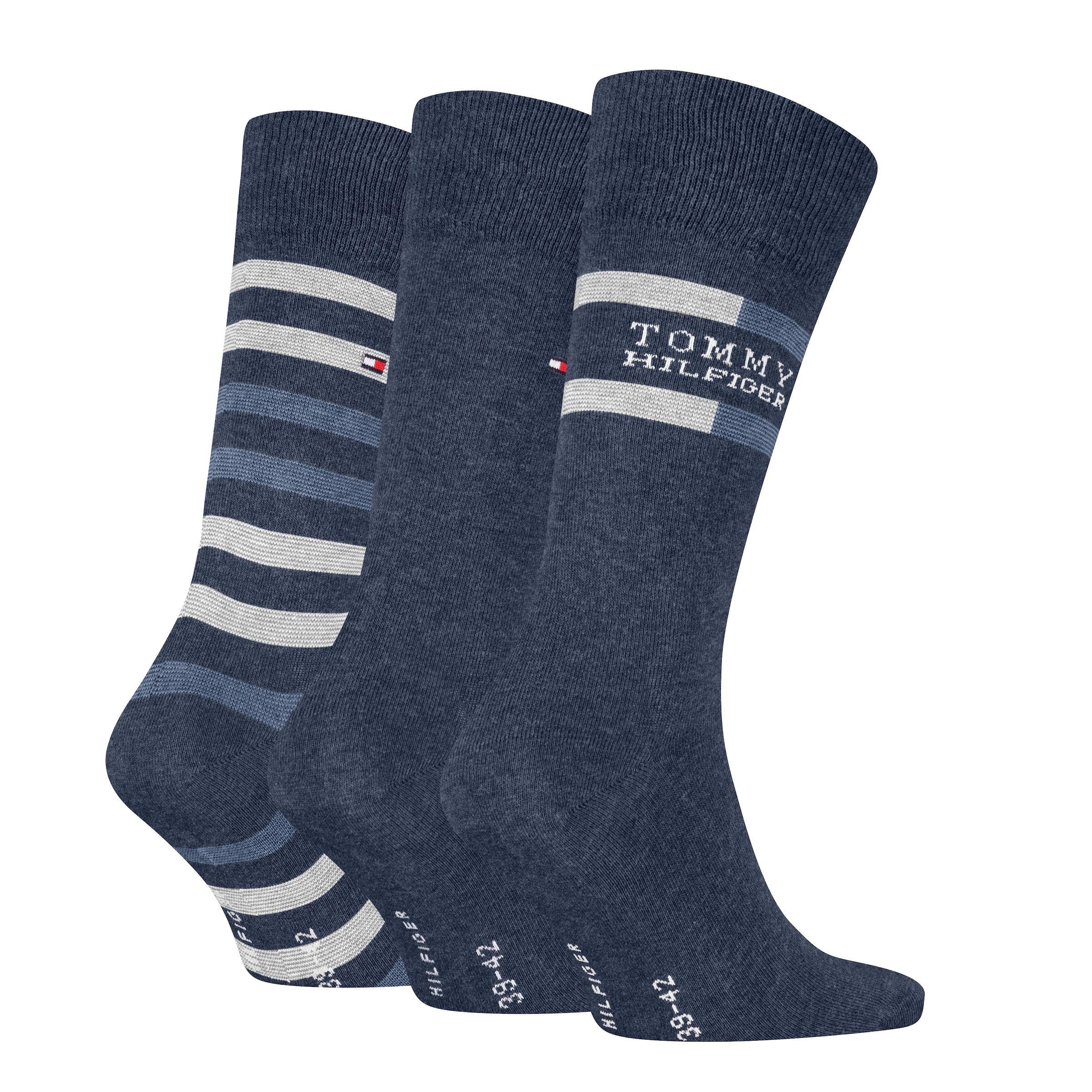 Tommy Hilfiger Socken »TH MEN SOCK 3P GIFTBOX TOMMY STRIPE«, (3 Paar)