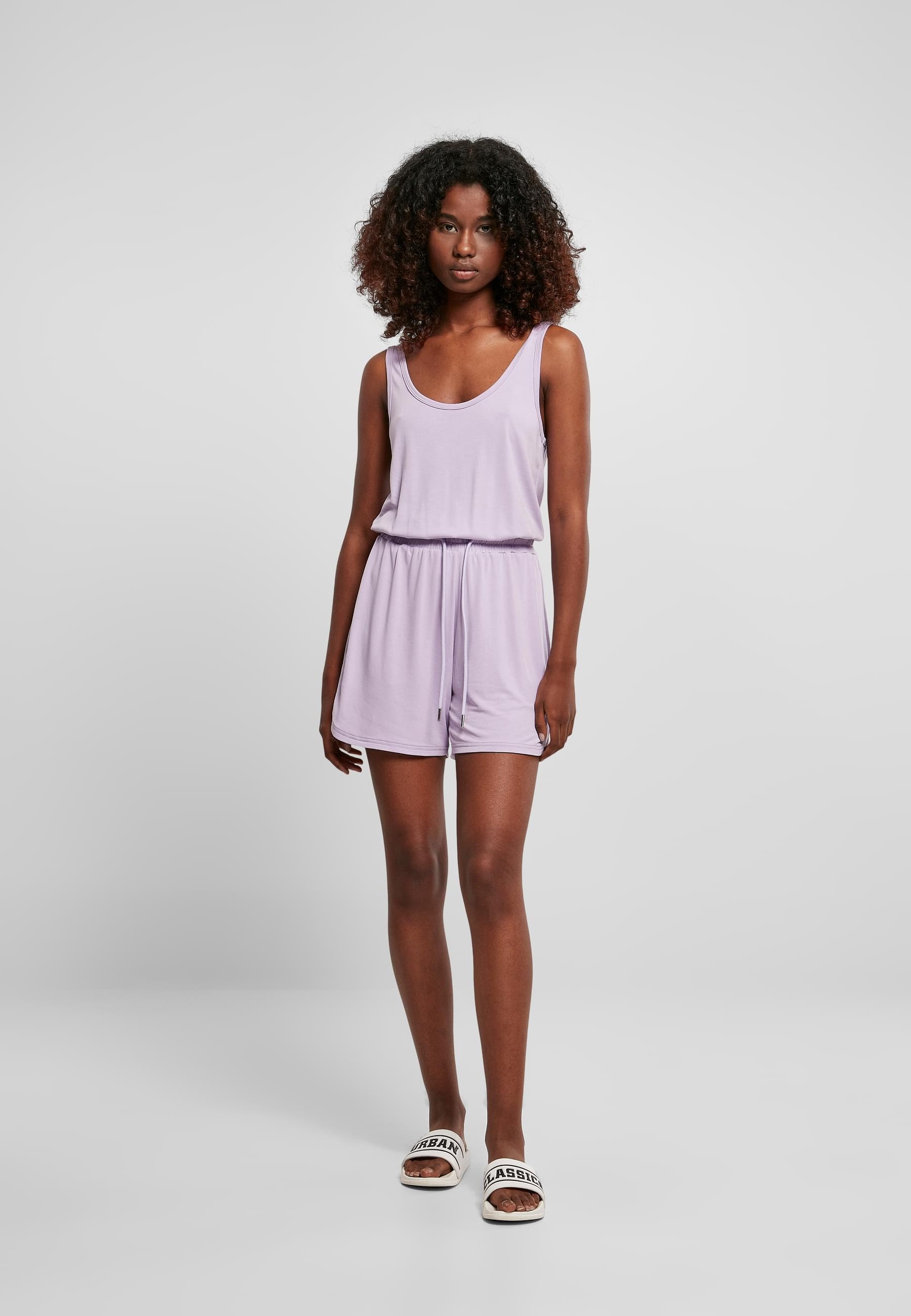 URBAN CLASSICS Jumpsuit »Urban Classics Damen Ladies Short Sleeveless Modal Jumpsuit« 1 Stk.