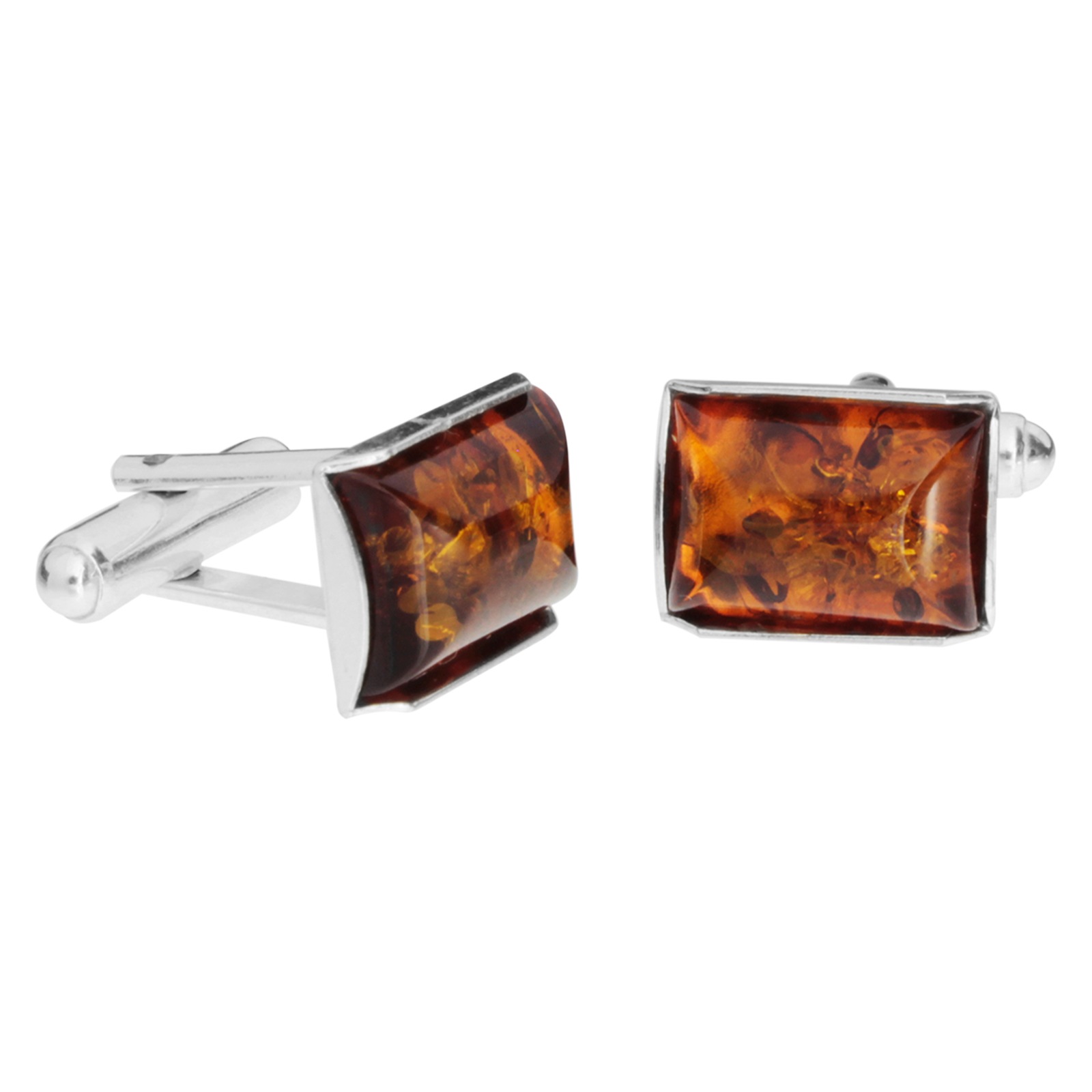 OSTSEE-SCHMUCK Manschettenknöpfe »Ostsee-Schmuck Manschettenknöpfe Classic 14 x 10 mm«, (2 Paar)