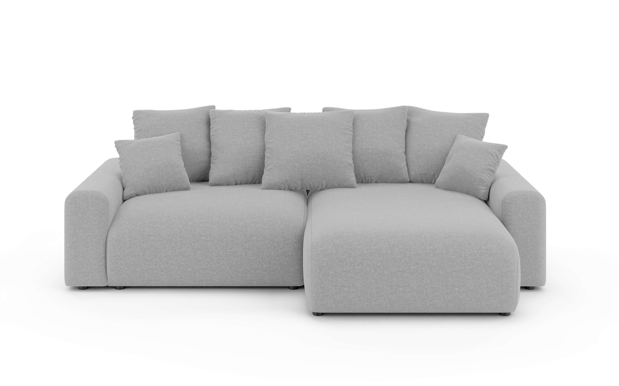 Home affaire Ecksofa »LAKESIDE klein mit Bettfunktion und Bettkasten, B/T/H 235/142/84 cm«, L-Form, Recamiere beidseitig montierbar, mit Wellenunterfederung
