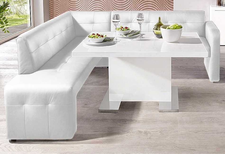exxpo - sofa fashion Eckbank "Barista, bequem und elegant, hohe Bodenfreihe günstig online kaufen