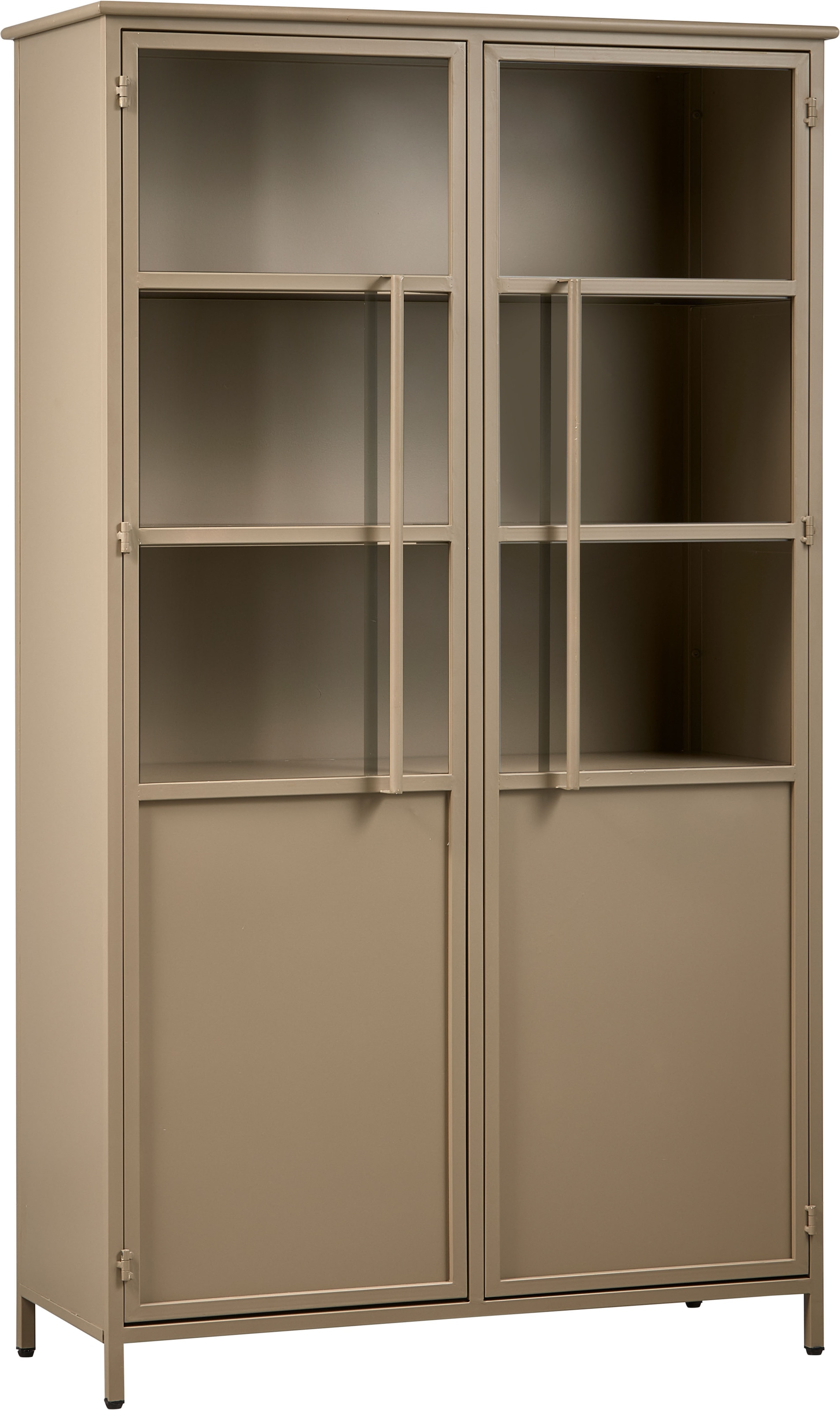 WOOOD Vitrine »Exhibit«, mit Glastüren und viel Stauraum, H 170 cm x B 99 cm