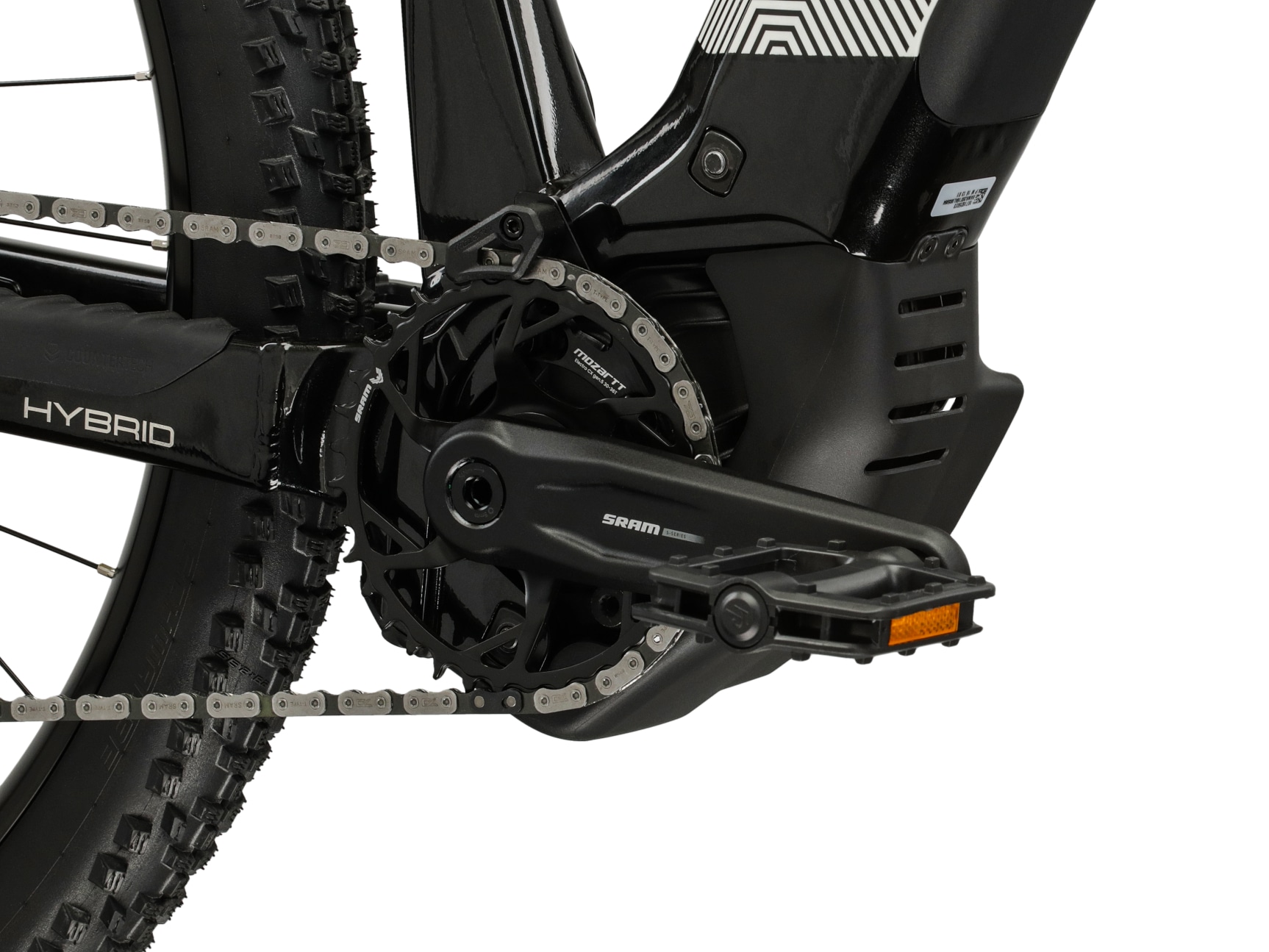 Kross »Influx Hybrid 5.0 21,3Ah / 800 Wh 29 Zoll schwarz 12 Gänge 2026« 12 Gang SRAM S1000 EAGLE AXS Schaltwerk Kettenschaltung Mittelmotor 250 W