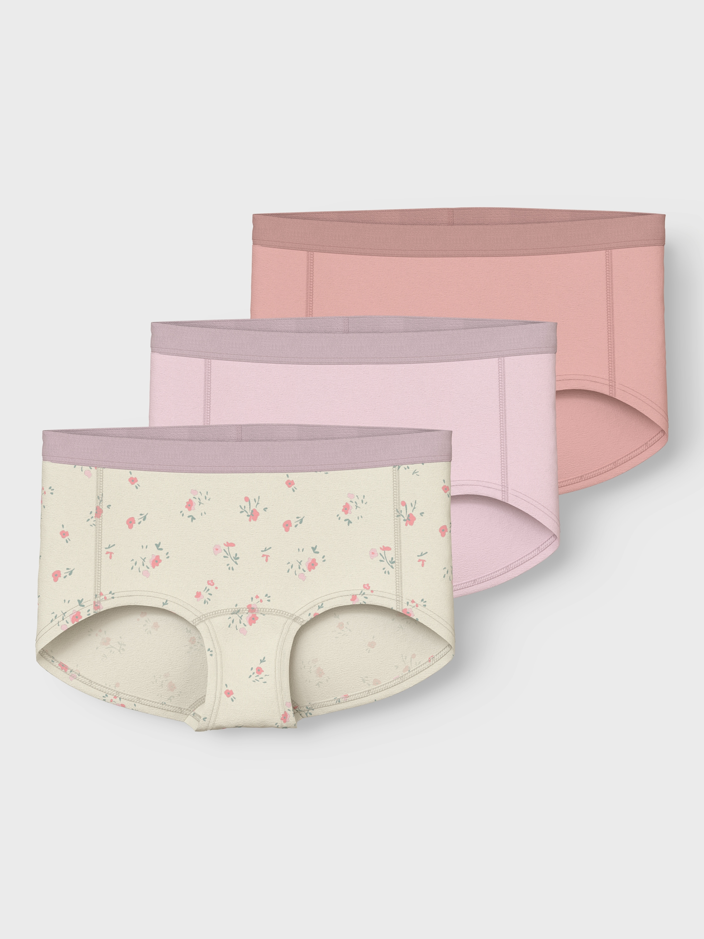 Name It Boxershorts »NKFHIPSTER 3P FLOWER NOOS«, (3 St.)