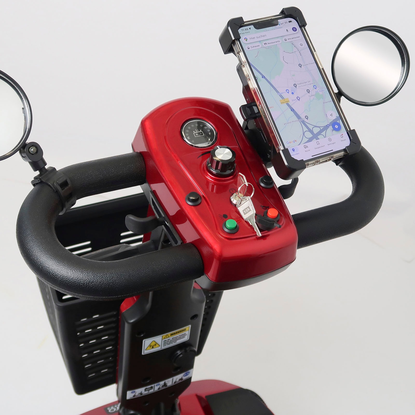 Rolektro Elektromobil »E-Trike 6 V.3, Rot, 24V-20Ah Lithium-Akku, 300 Watt«