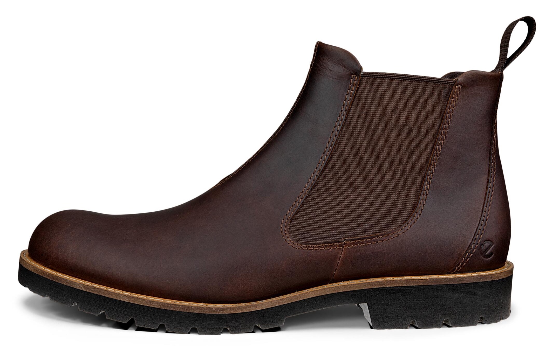 Ecco Chelseaboots »Jamestown«, Schlupfboots, Stiefelette, Business-Boots mit Stretcheinsätze