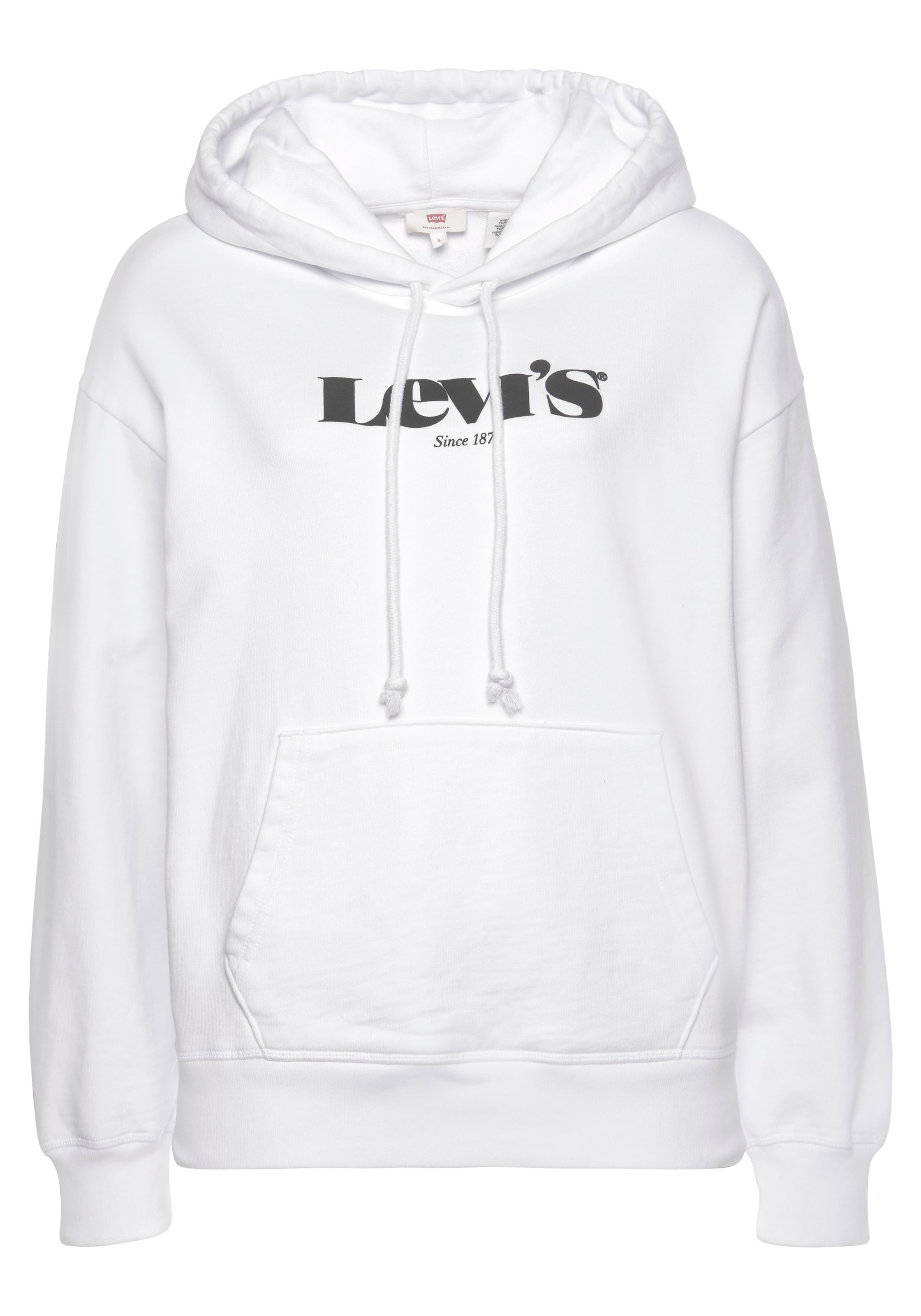 levis hoodie white