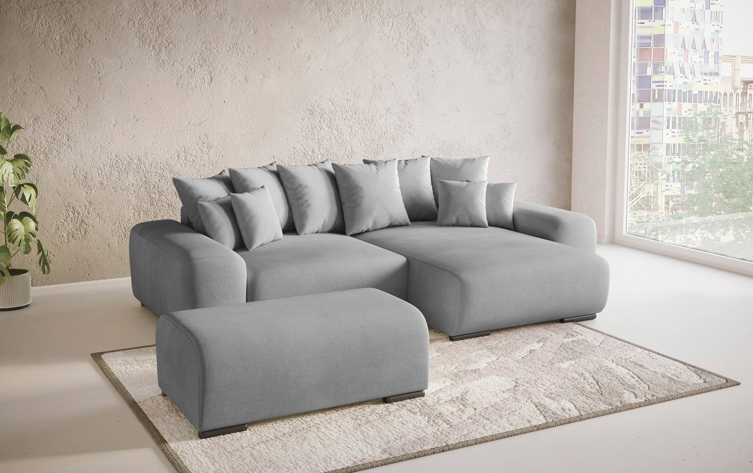Mr. Couch Hockerbank »Sundance«, Mit DuraSpring-Taschenfederkern bis 140 kg belastbar