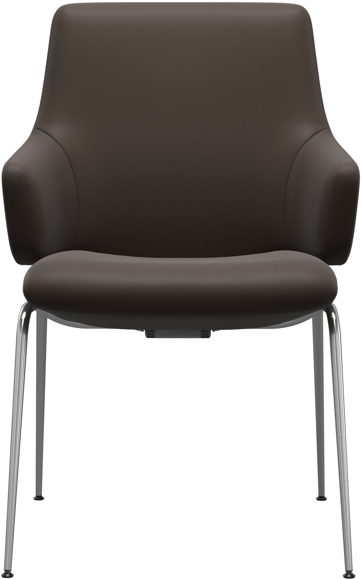 Stressless® Polsterstuhl »Laurel«, Leder BATICK, Low Back mit Armlehne, Größe L, mit Beinen aus Stahl in Chrom matt