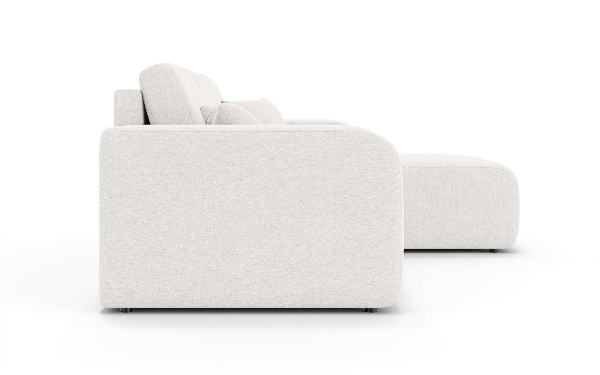 INOSIGN Ecksofa »CASSY L-Form, Schlafsofa mit Bettkasten, Maße B/T/H: 245/165/88 cm«, mit 2 Rückenkissen, Recamiere rechts oder links bestellbar