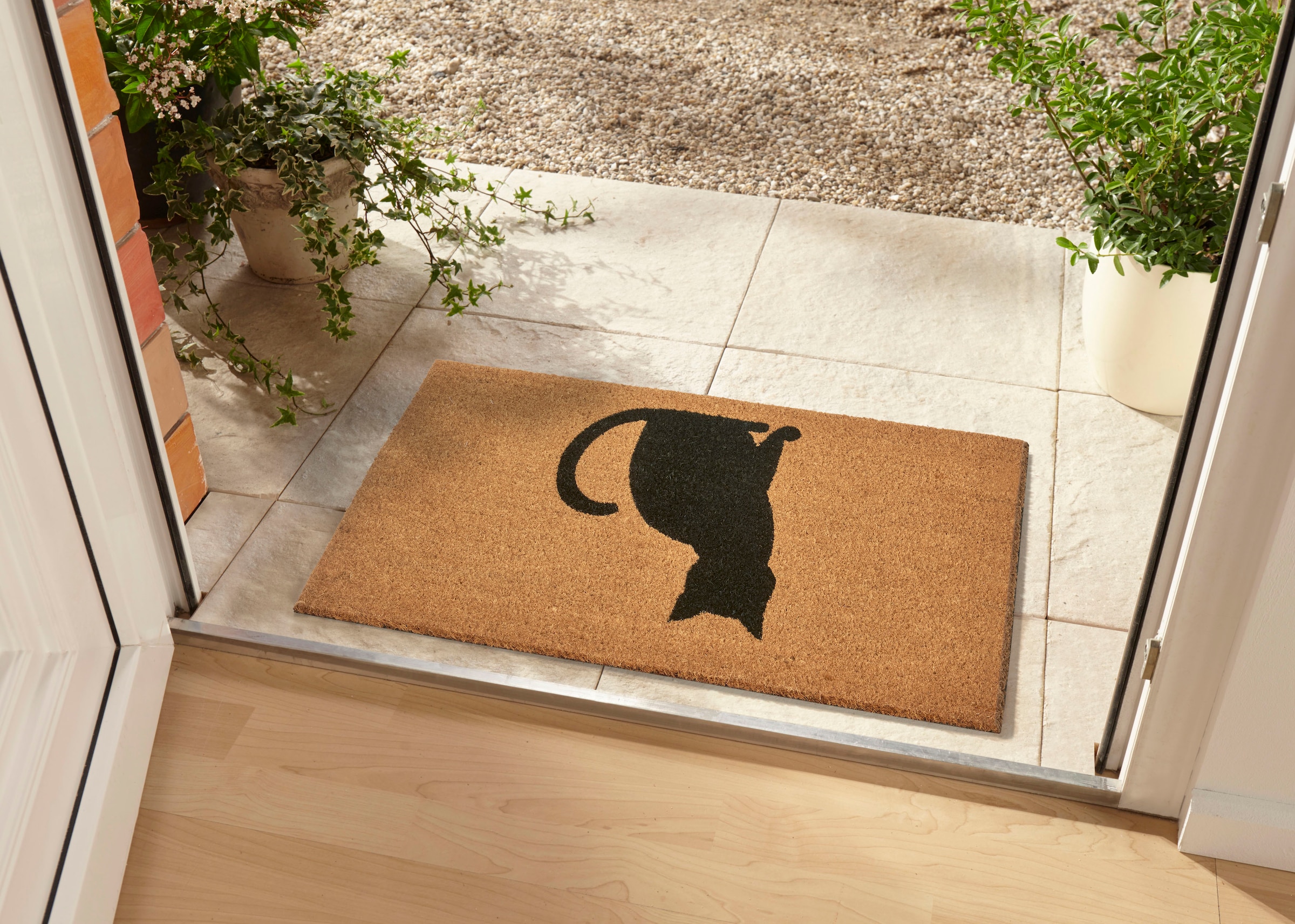 HANSE Home Fußmatte »Cat«, rechteckig, Kokos, Schmutzfangmatte, Outdoor,  Rutschfest, Innen, Kokosmatte, Flur bequem und schnell bestellen | Fußmatten