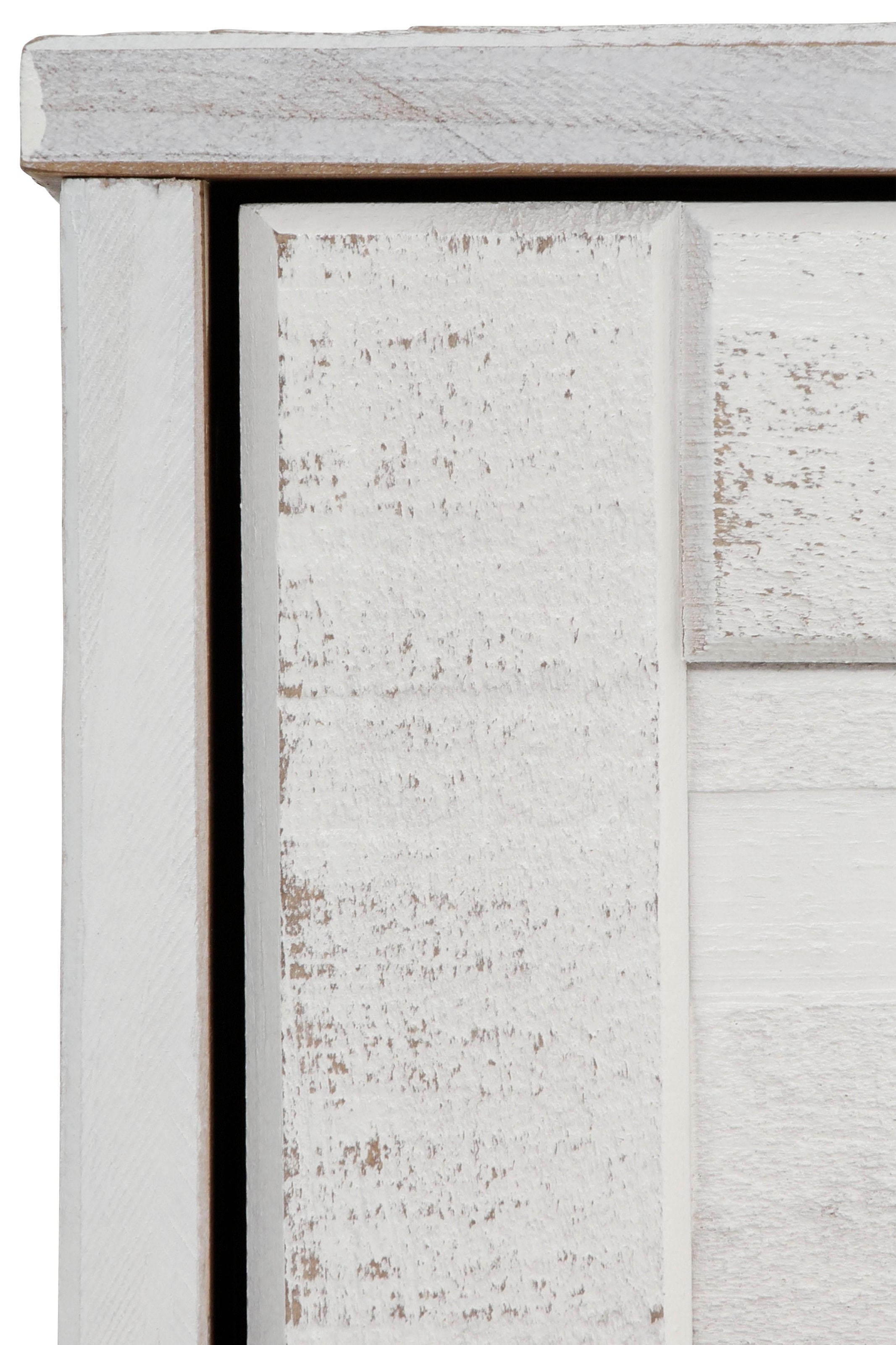 Home affaire Lowboard »Freya«, Kommode mit 2 Klappen, Metallgriffen, aus Massivholz, Breite 140 cm