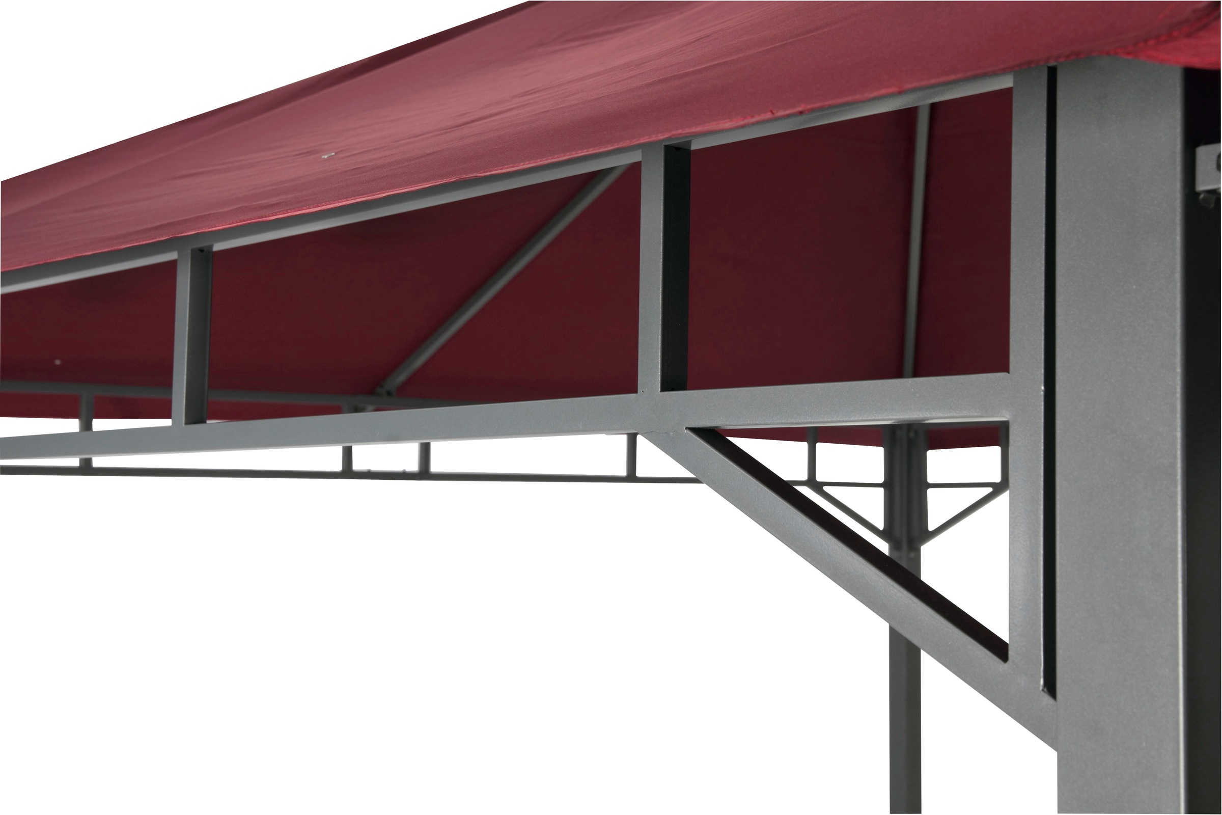 Tepro Pavillon »Lehua«, BxTxH: 330x330x285 cm, Seitenteil als Markise ausklappbar