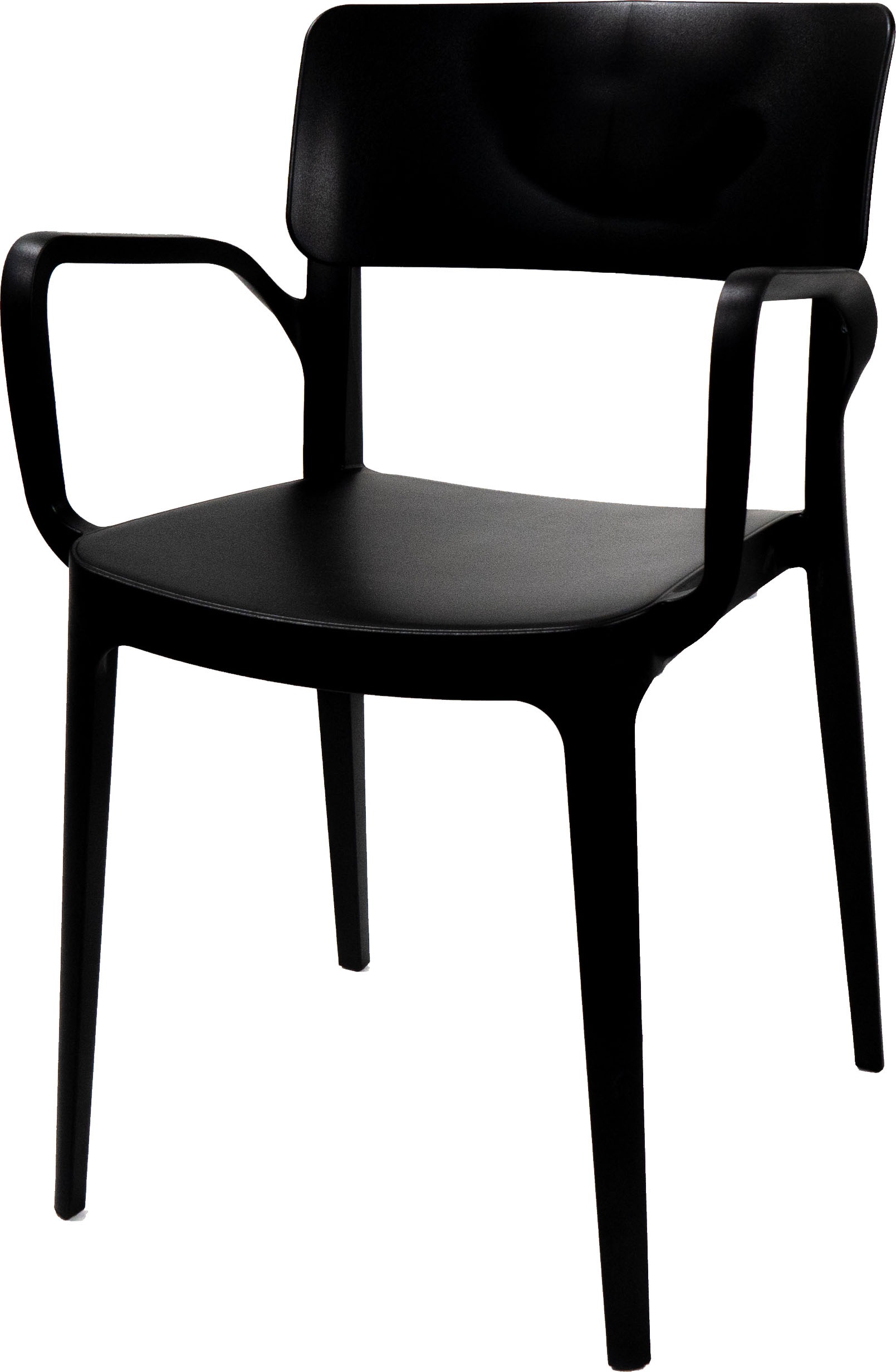 Essentials Gartenstuhl »Wing«, 1 St., schwarz, Stapelstuhl Kunststoff günstig online kaufen