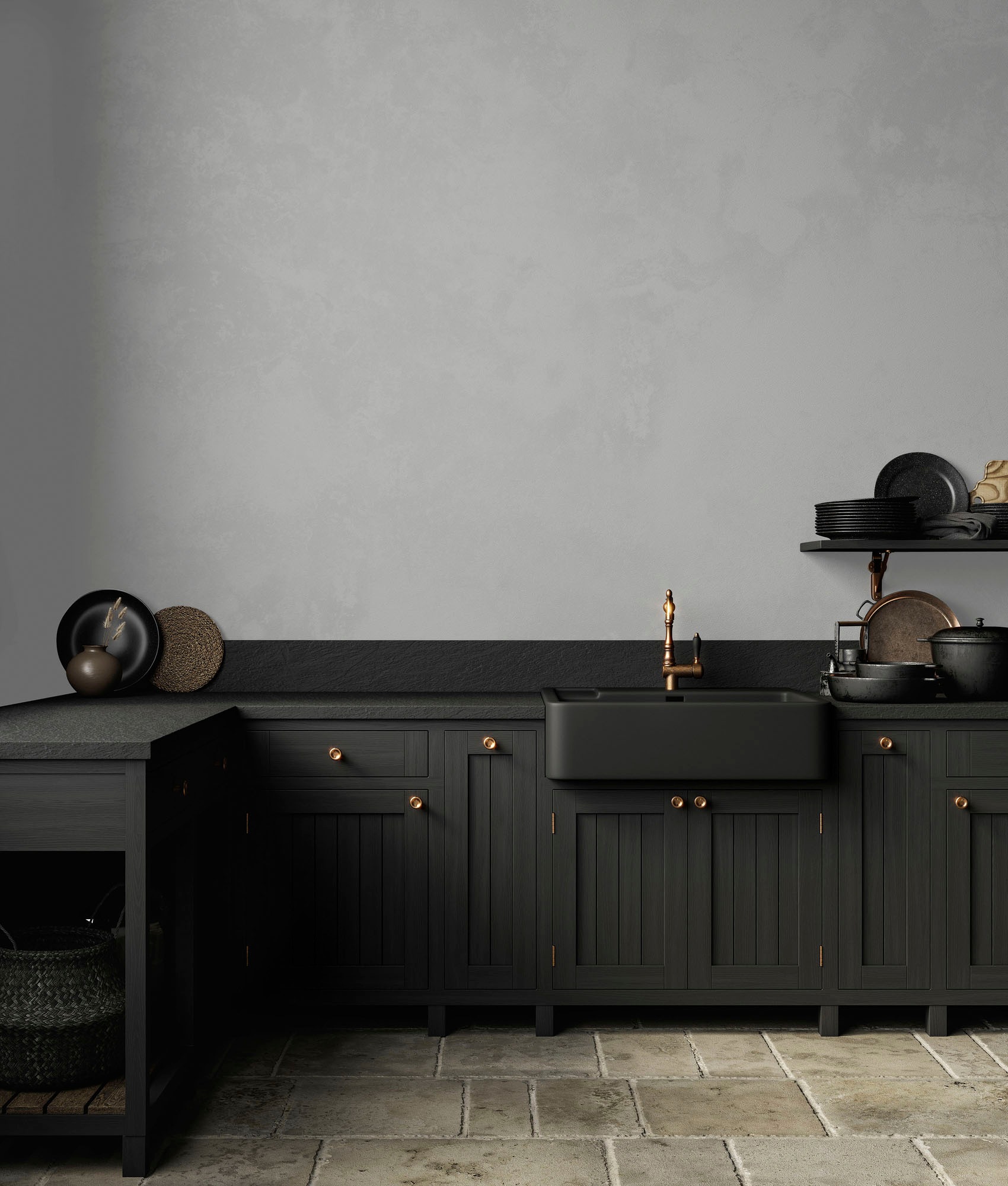 A.S. Création Wandfarbe »Premium Innenwandfarbe PURO Tuchmatt creamy grey« ideal für Wohnzimmer, Schlafzimmer, Flur und Küche, Farbwelt Grau