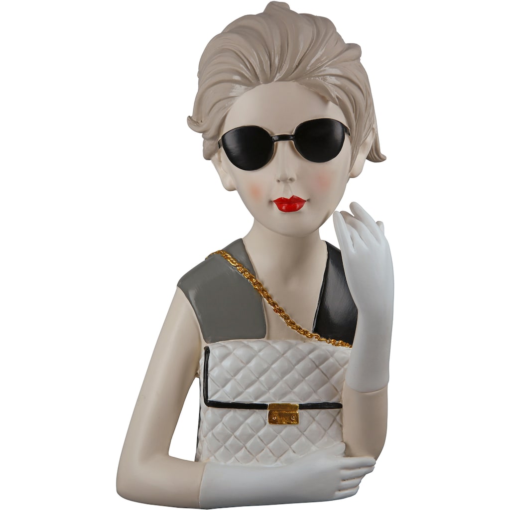 GILDE Dekofigur »Figur Lady mit Handtasche«