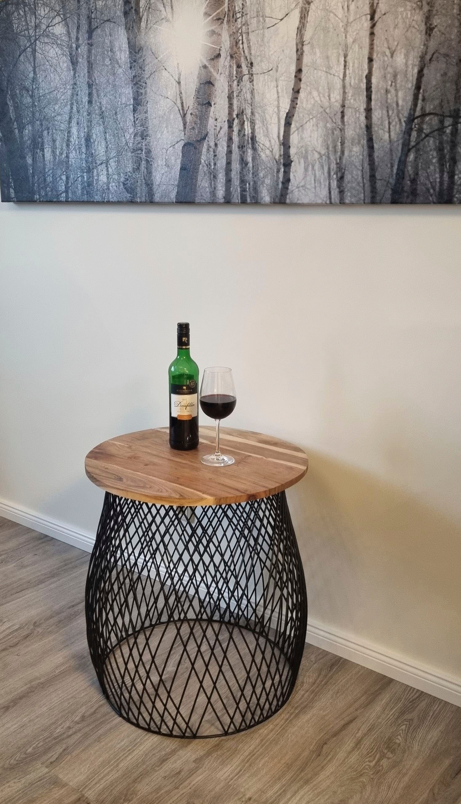 Ambiente Haus Beistelltisch »Urban rundes Beistelltisch käfig -H 50cm« 1 St günstig online kaufen