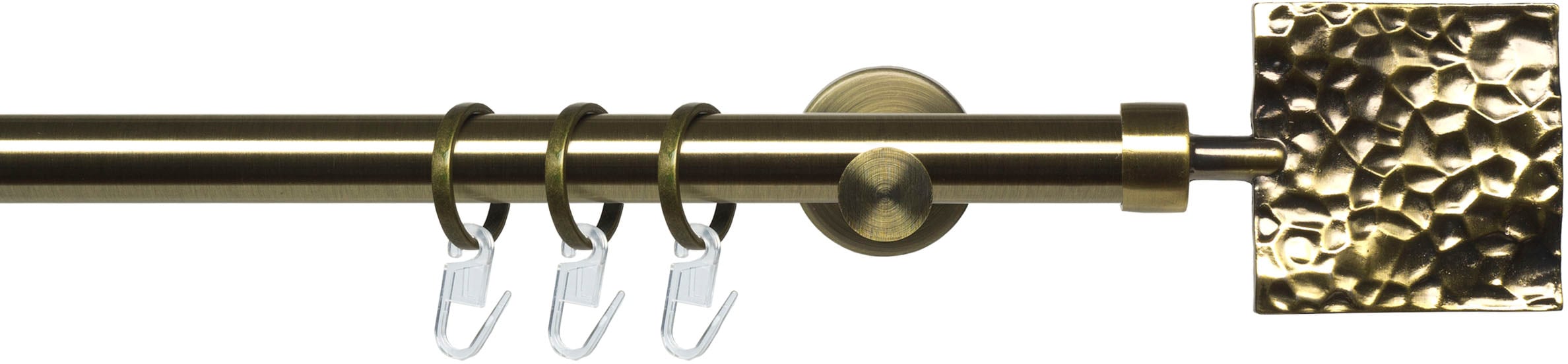 Liedeco Gardinenstange »Stilgarnitur 20 mm Blues Johnny«, 1 läufig-läufig, günstig online kaufen