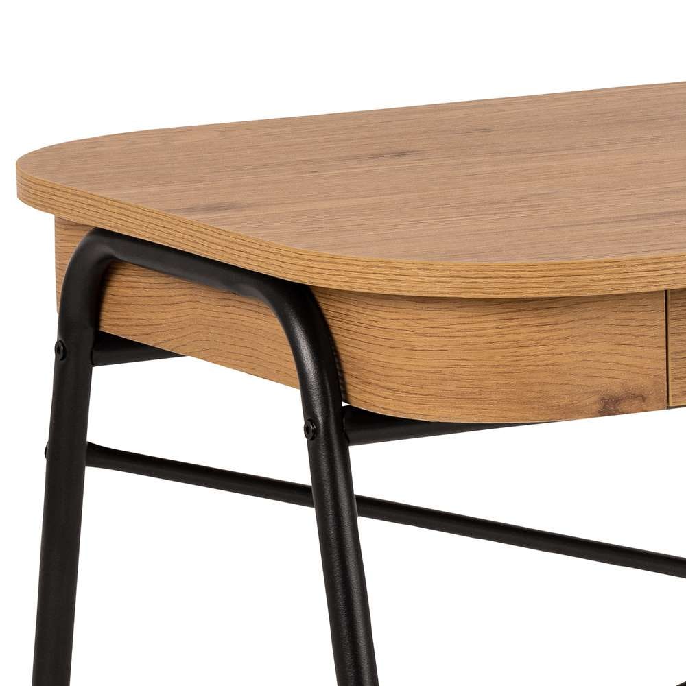 ACTONA GROUP Arbeitstisch »Blueton«, Schreibtisch, 2 Schubladen, Wildeiche rau Papier, 120x60x75 cm