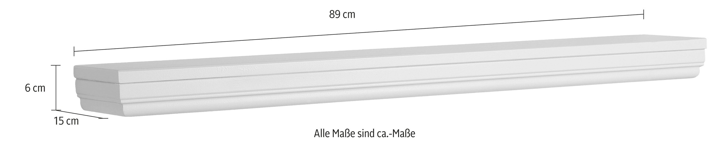 Home affaire Wandboard »Vilma«, Breite 89 cm, 2er Set