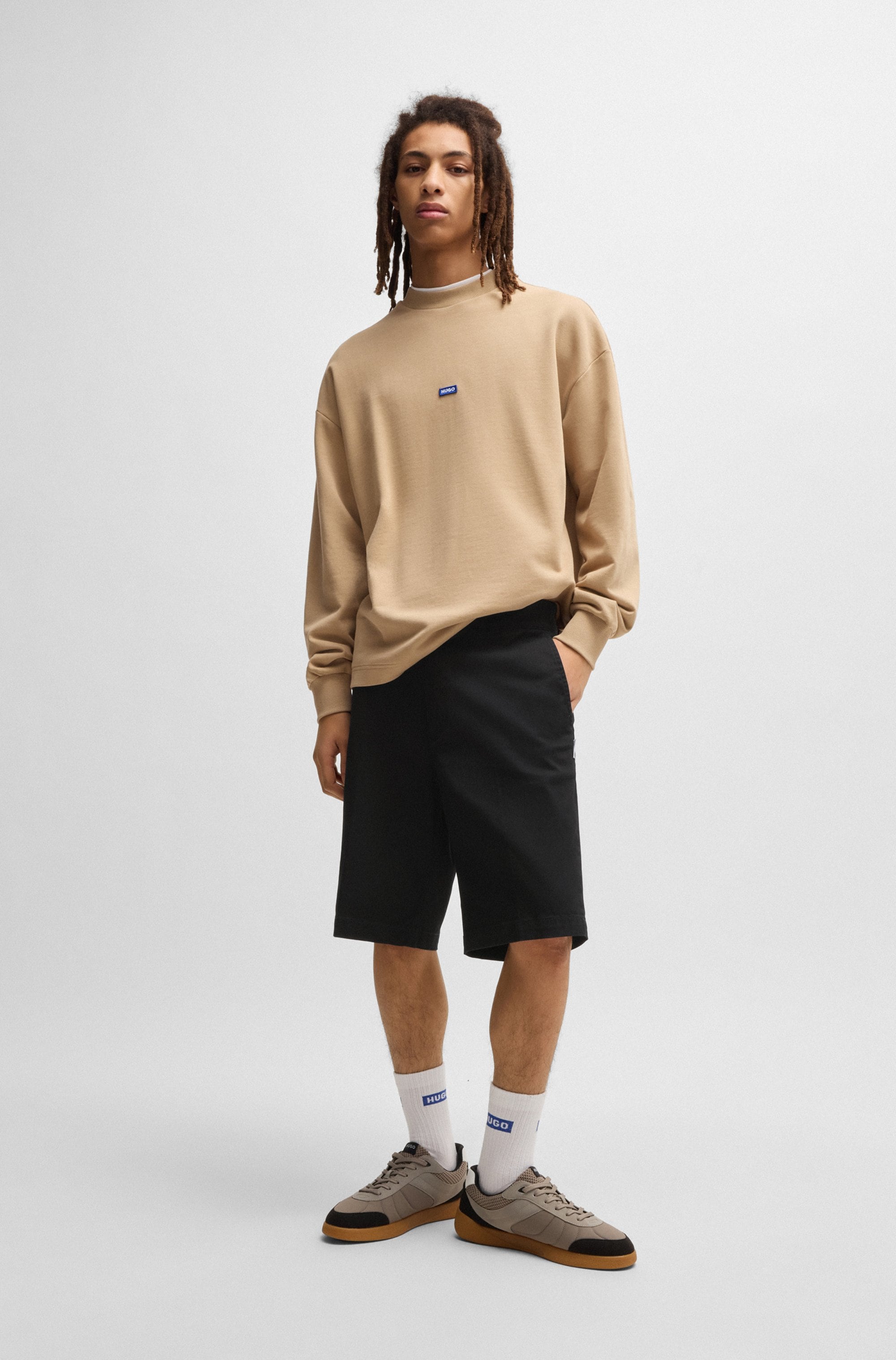 HUGO Blue Shorts »Dante«, mit Flag-Label