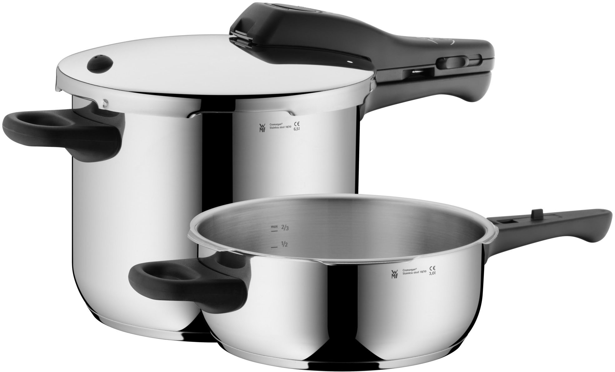 WMF Schnellkochtopf »Perfect One Pot, Dampfkochtopf 6,5l + 3l, großes Kochs günstig online kaufen